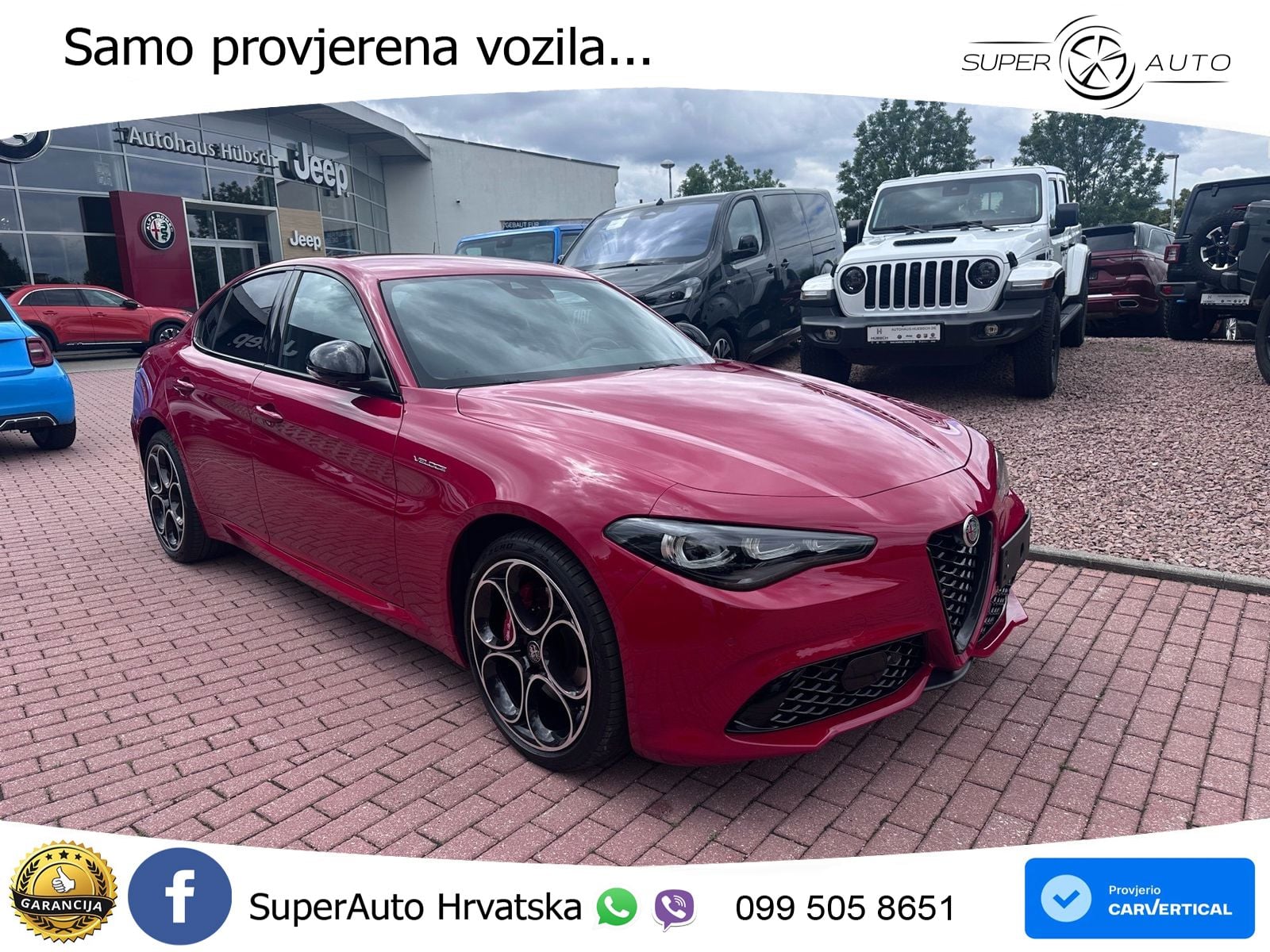 Alfa Romeo Giulia 2.0 Turbo (280 KS) Q4 Automatic LED+GR SJED+ACC