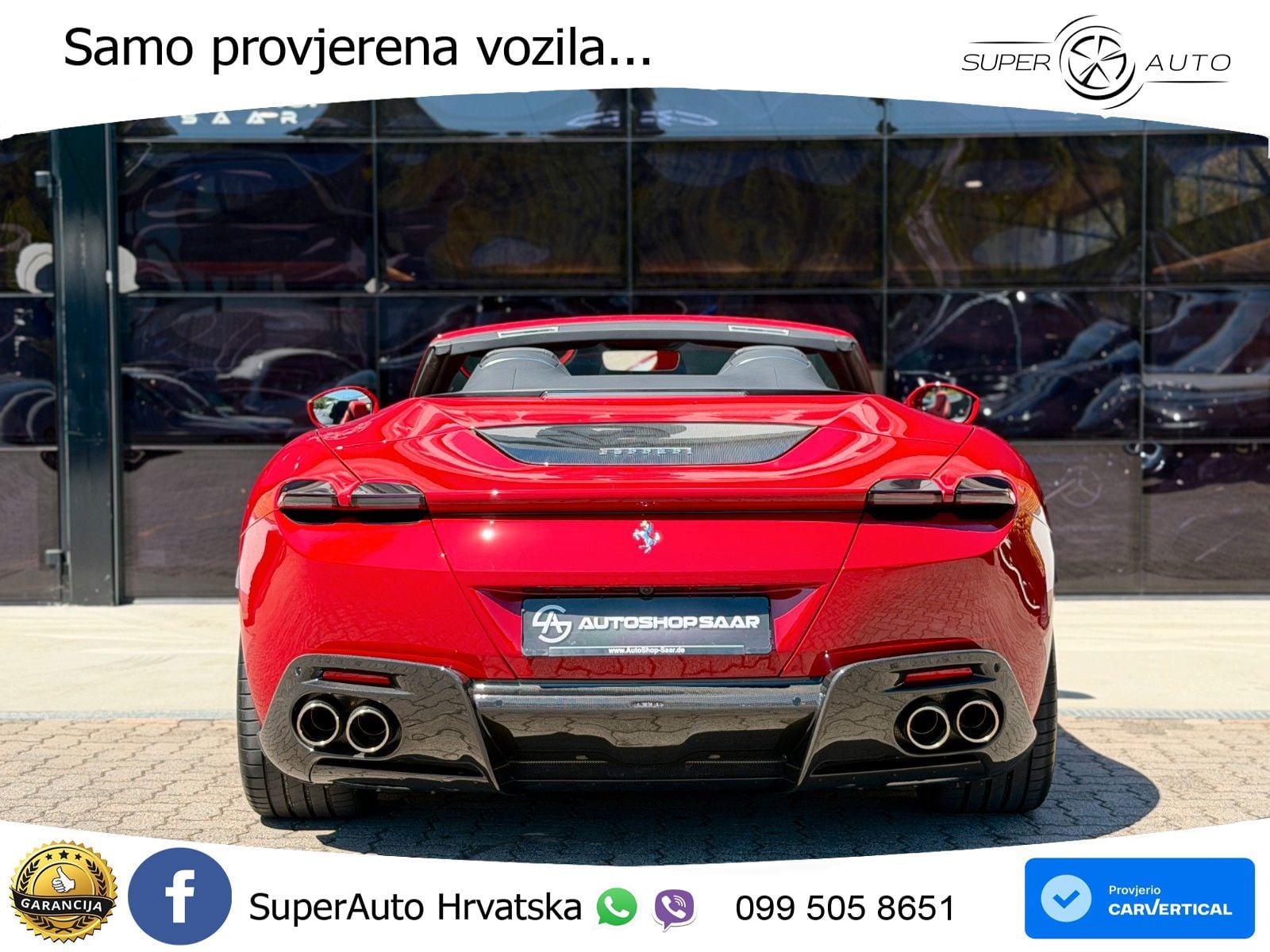 Ferrari Roma Spider 3.9 V8 (620 KS) F1 DCT LED+GR SJED+ACC