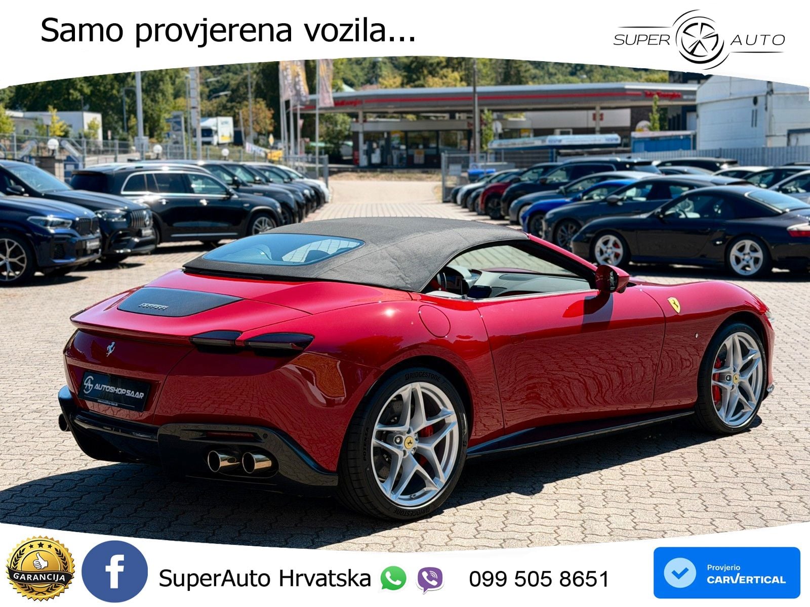 Ferrari Roma Spider 3.9 V8 (620 KS) F1 DCT LED+GR SJED+ACC