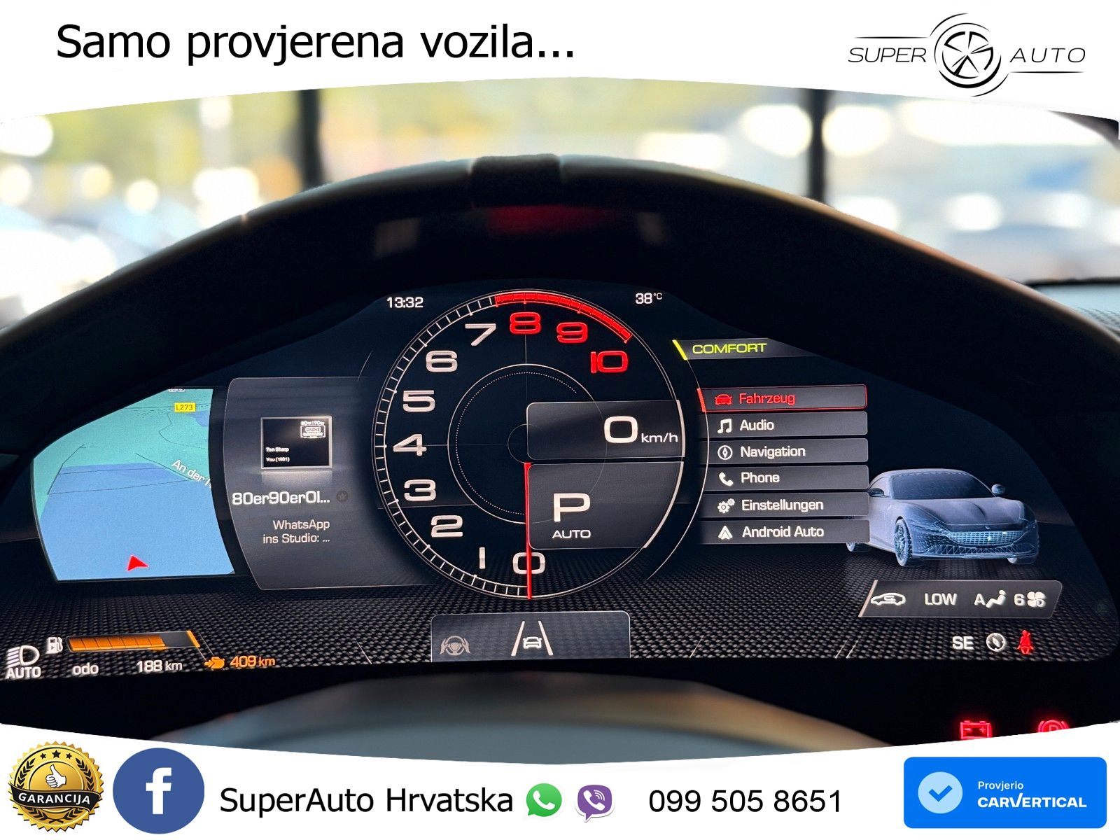 Ferrari Roma Spider 3.9 V8 (620 KS) F1 DCT LED+GR SJED+ACC