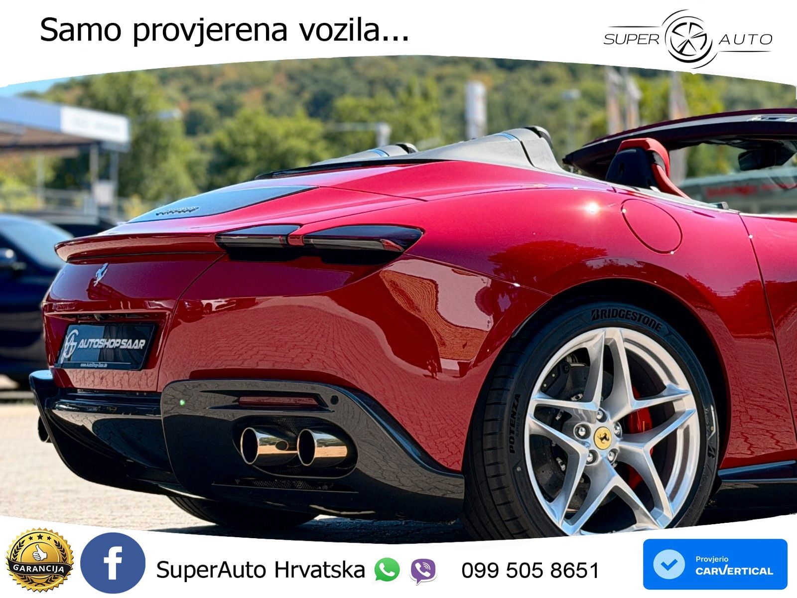Ferrari Roma Spider 3.9 V8 (620 KS) F1 DCT LED+GR SJED+ACC
