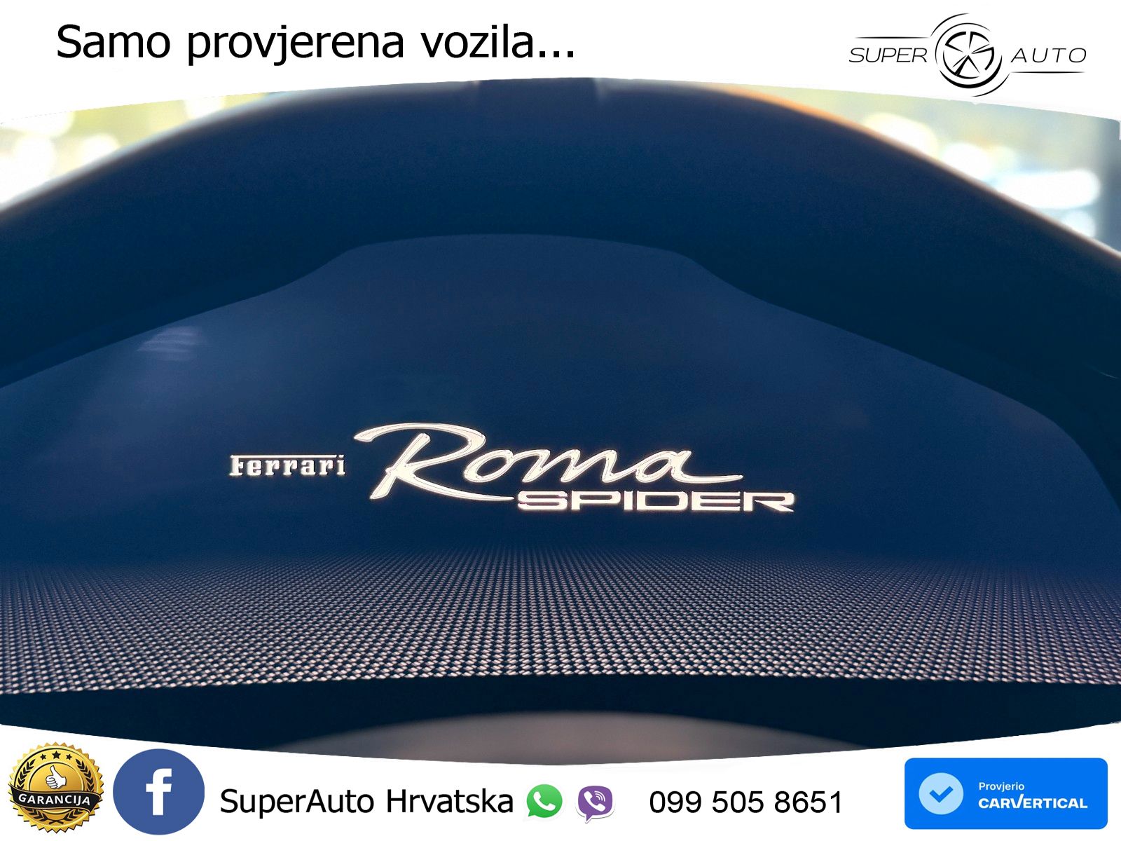 Ferrari Roma Spider 3.9 V8 (620 KS) F1 DCT LED+GR SJED+ACC