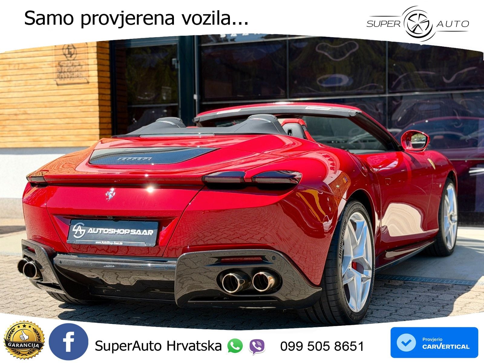 Ferrari Roma Spider 3.9 V8 (620 KS) F1 DCT LED+GR SJED+ACC