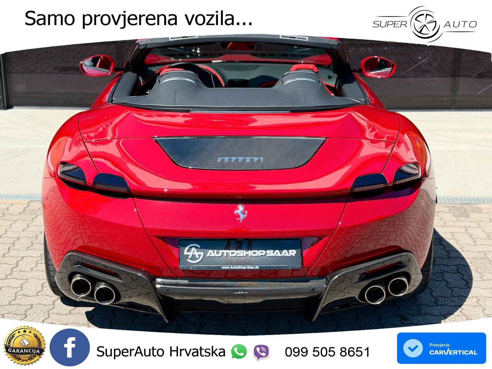 Ferrari Roma Spider 3.9 V8 (620 KS) F1 DCT LED+GR SJED+ACC