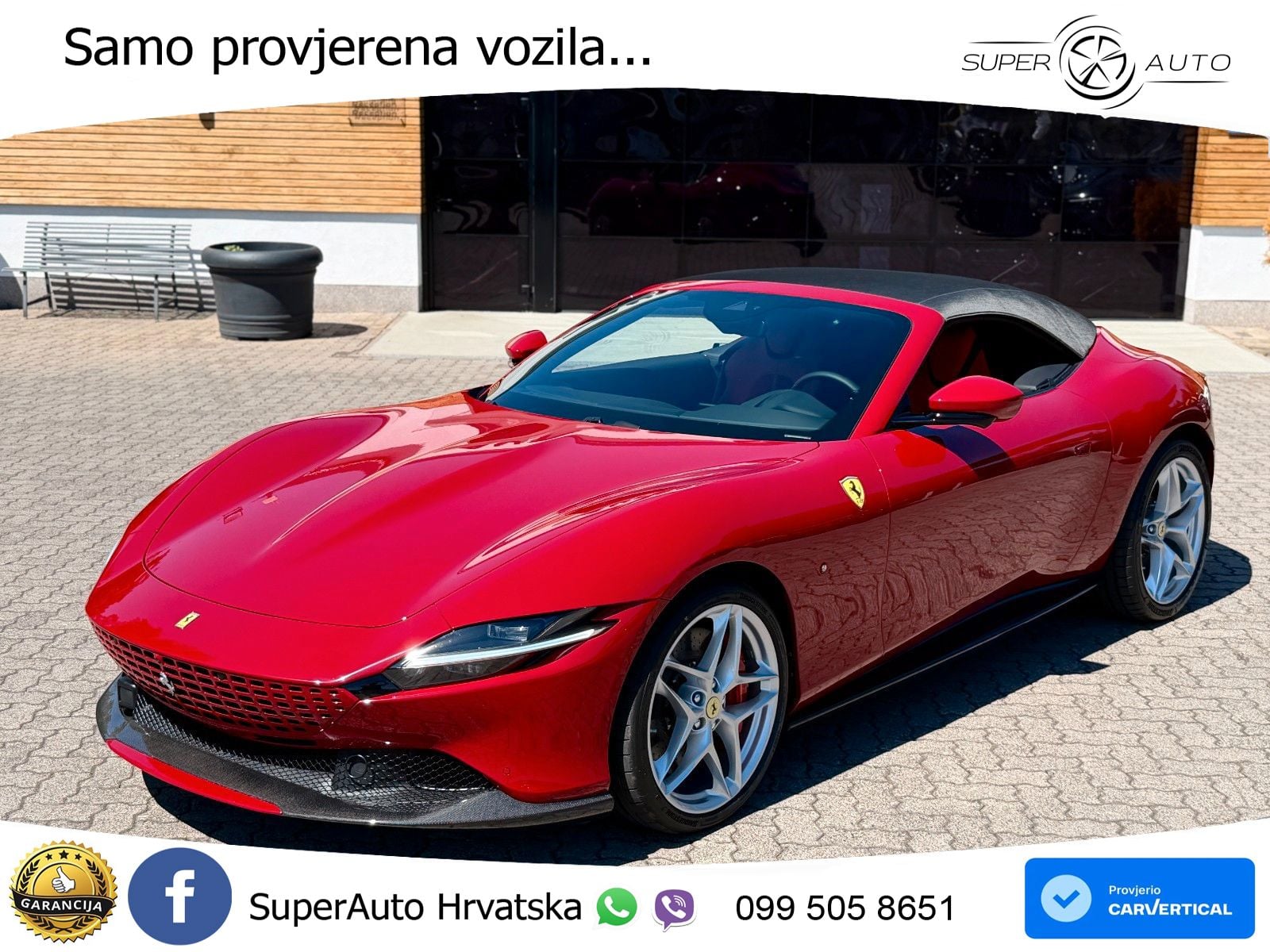 Ferrari Roma Spider 3.9 V8 (620 KS) F1 DCT LED+GR SJED+ACC