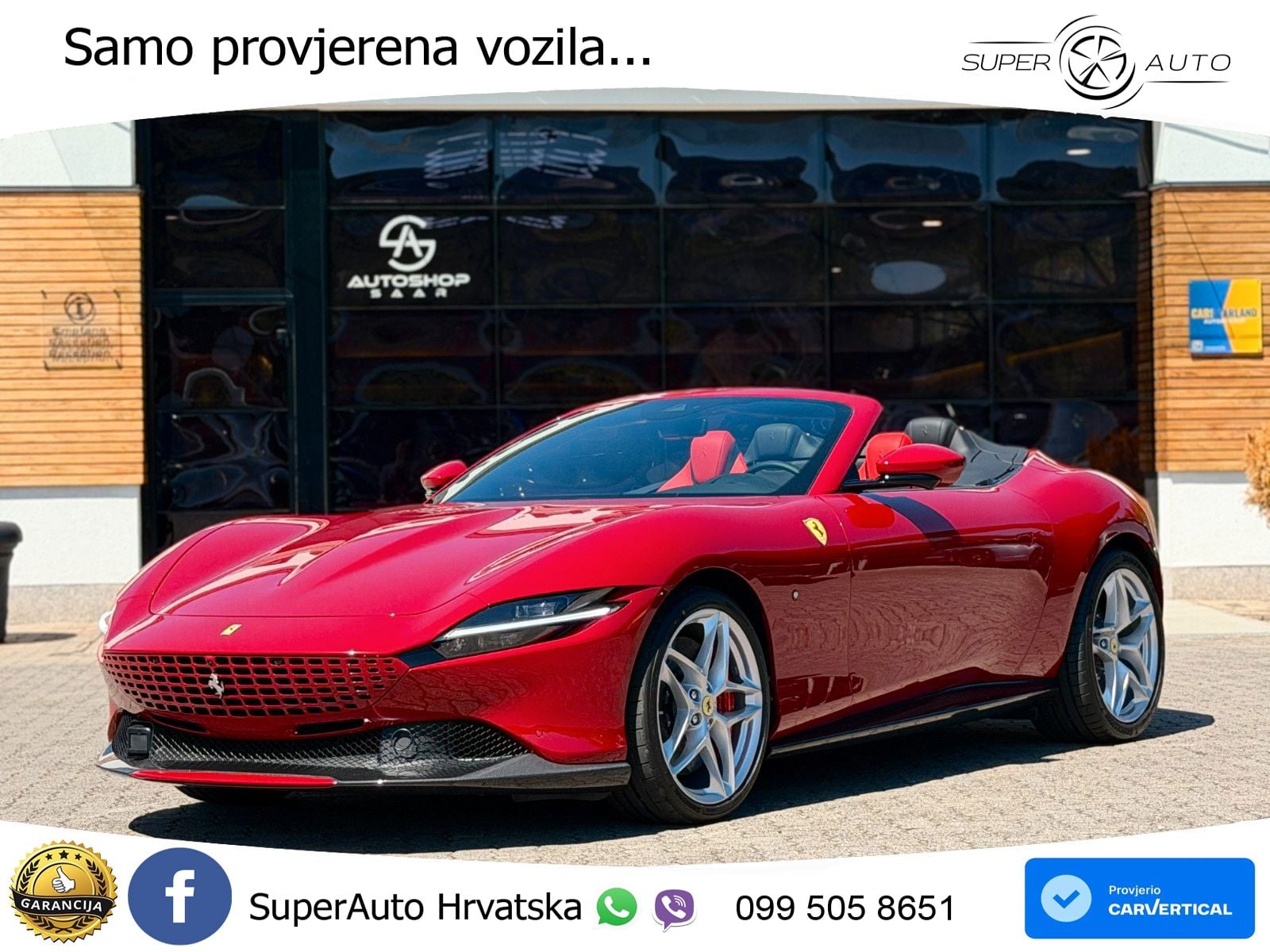 Ferrari Roma Spider 3.9 V8 (620 KS) F1 DCT LED+GR SJED+ACC
