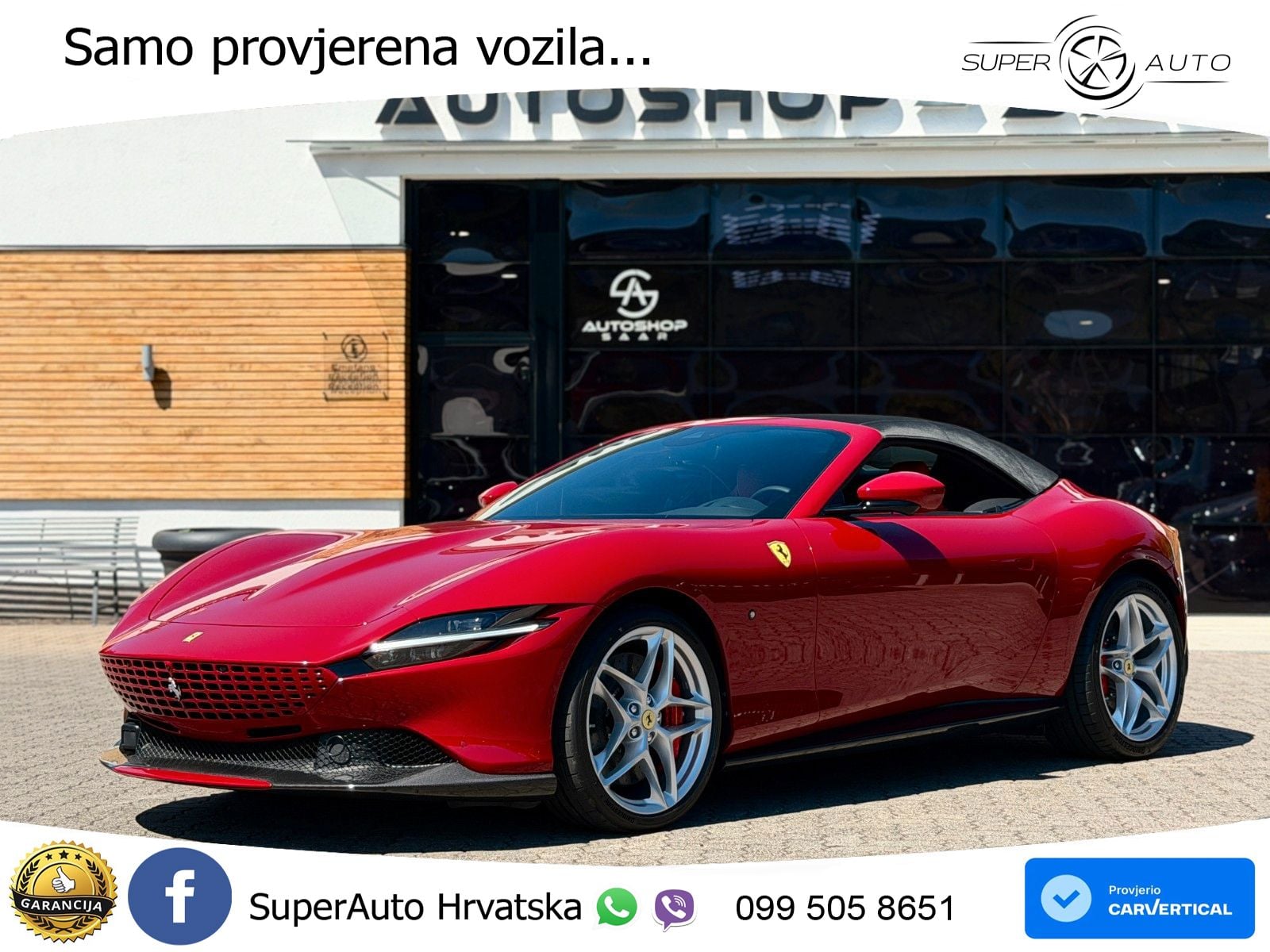Ferrari Roma Spider 3.9 V8 (620 KS) F1 DCT LED+GR SJED+ACC