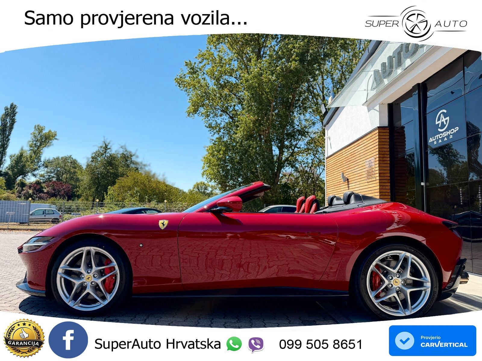Ferrari Roma Spider 3.9 V8 (620 KS) F1 DCT LED+GR SJED+ACC