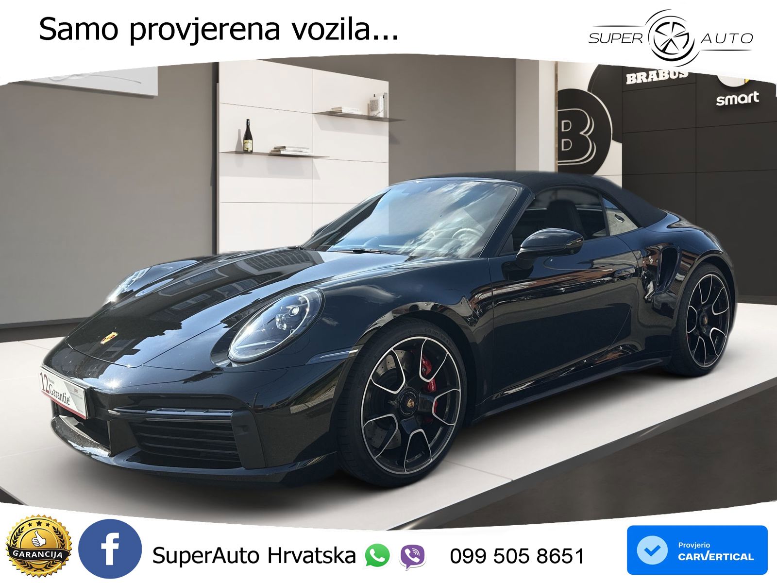 Porsche 911 Turbo Cabriolet 3.8 (580 KS) PDK