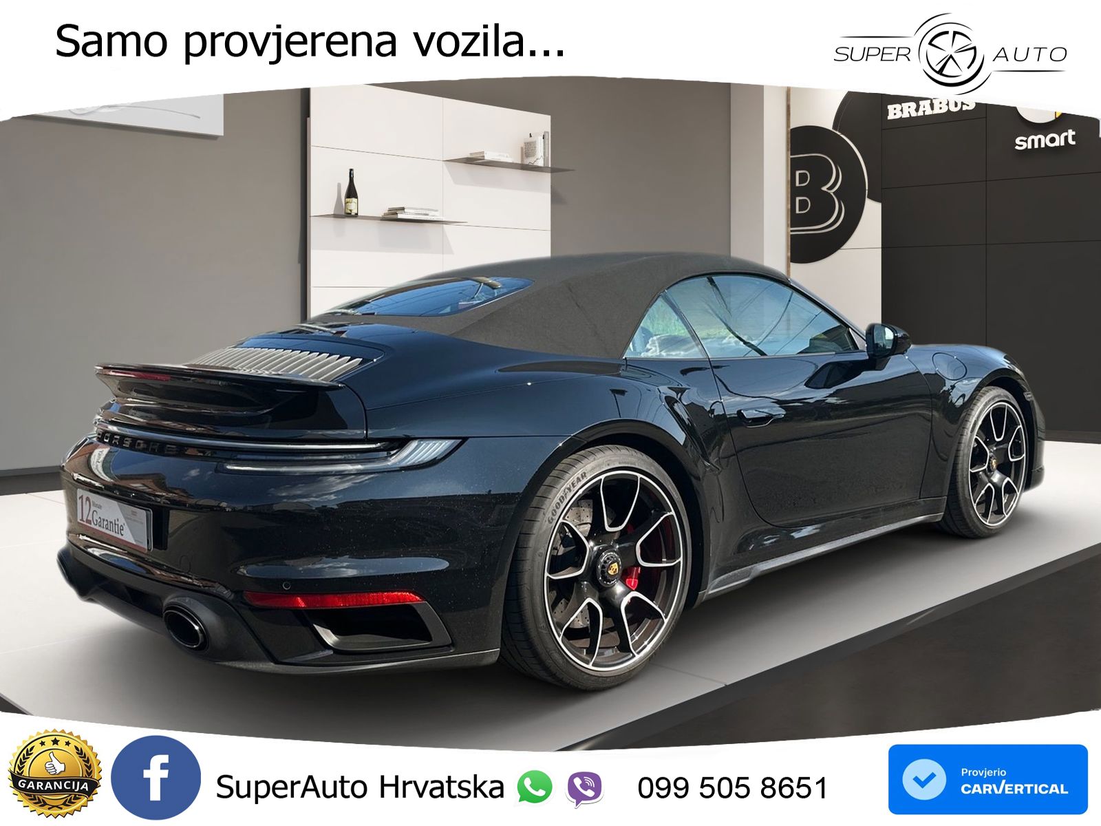 Porsche 911 Turbo Cabriolet 3.8 (580 KS) PDK