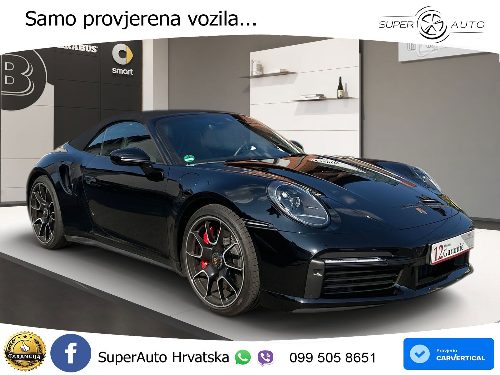 Porsche 911 Turbo Cabriolet 3.8 (580 KS) PDK