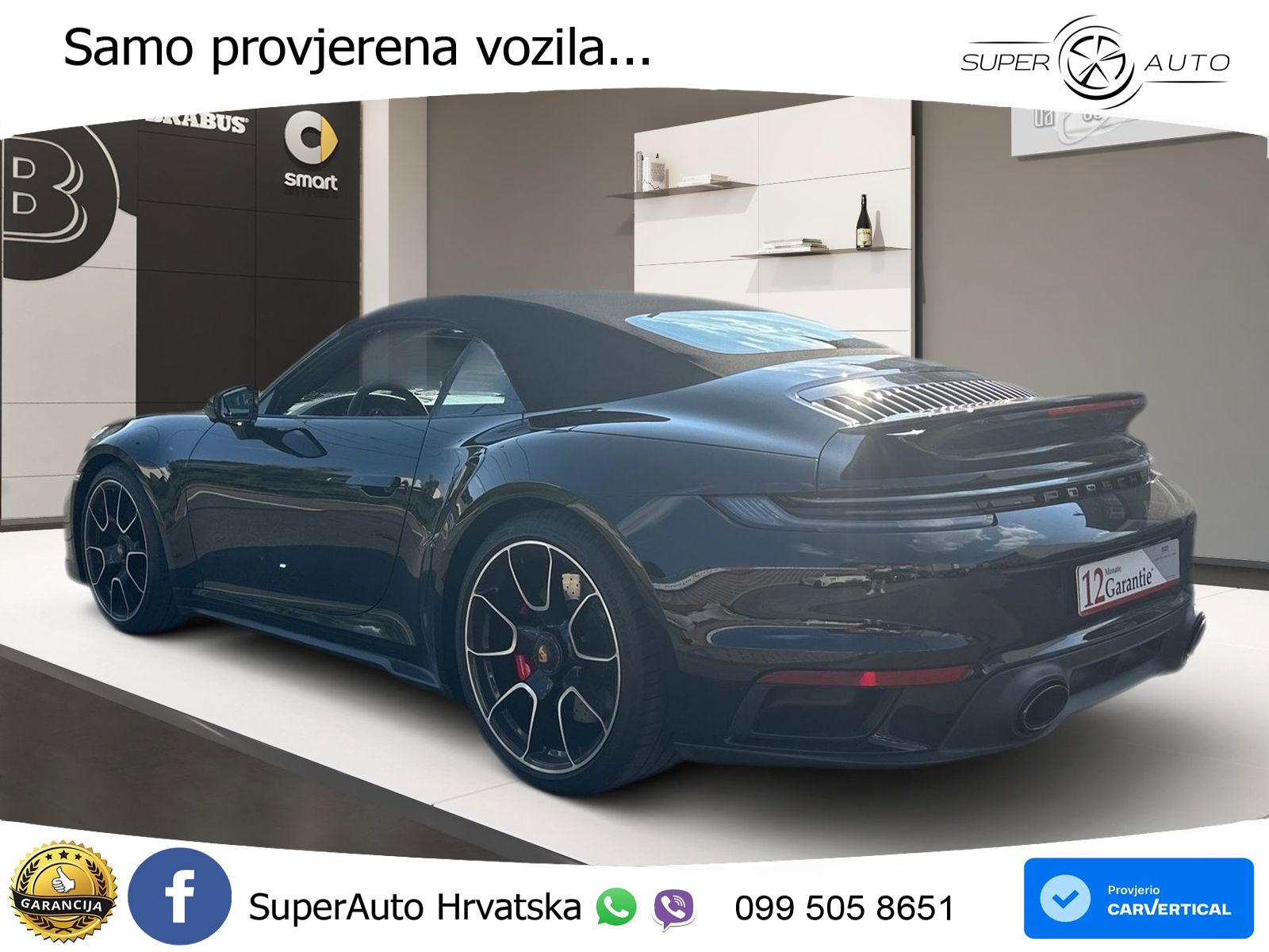 Porsche 911 Turbo Cabriolet 3.8 (580 KS) PDK