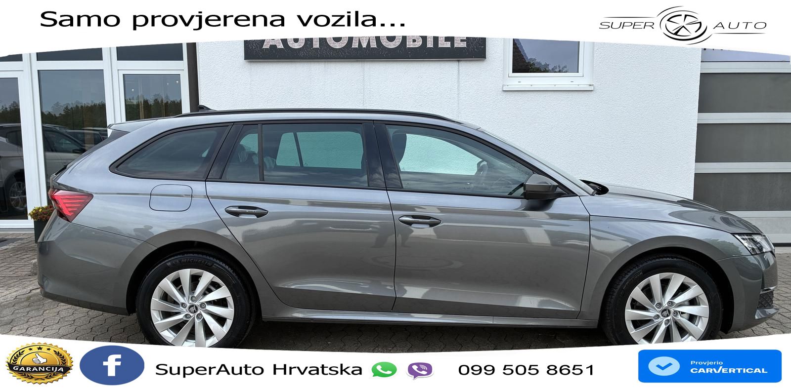 Škoda Octavia Combi 1.5 TSI (150 KS) DSG Selection MATRIX+GR SJED+KAM