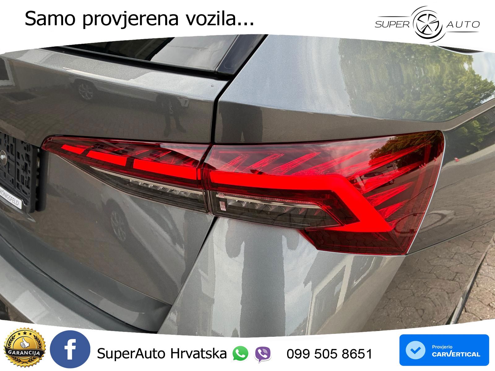 Škoda Octavia Combi 1.5 TSI (150 KS) DSG Selection MATRIX+GR SJED+KAM