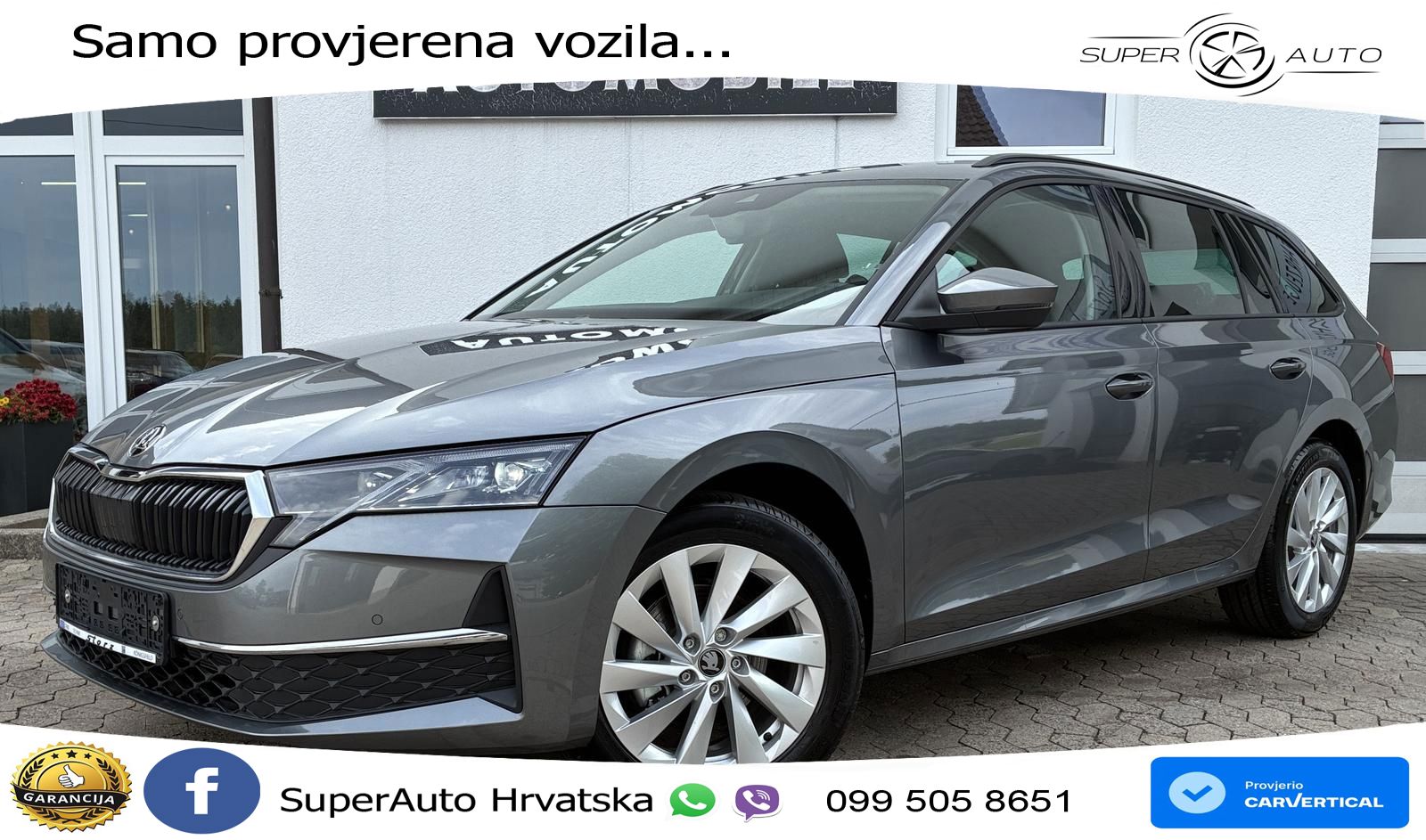 Škoda Octavia Combi 1.5 TSI (150 KS) DSG Selection MATRIX+GR SJED+KAM