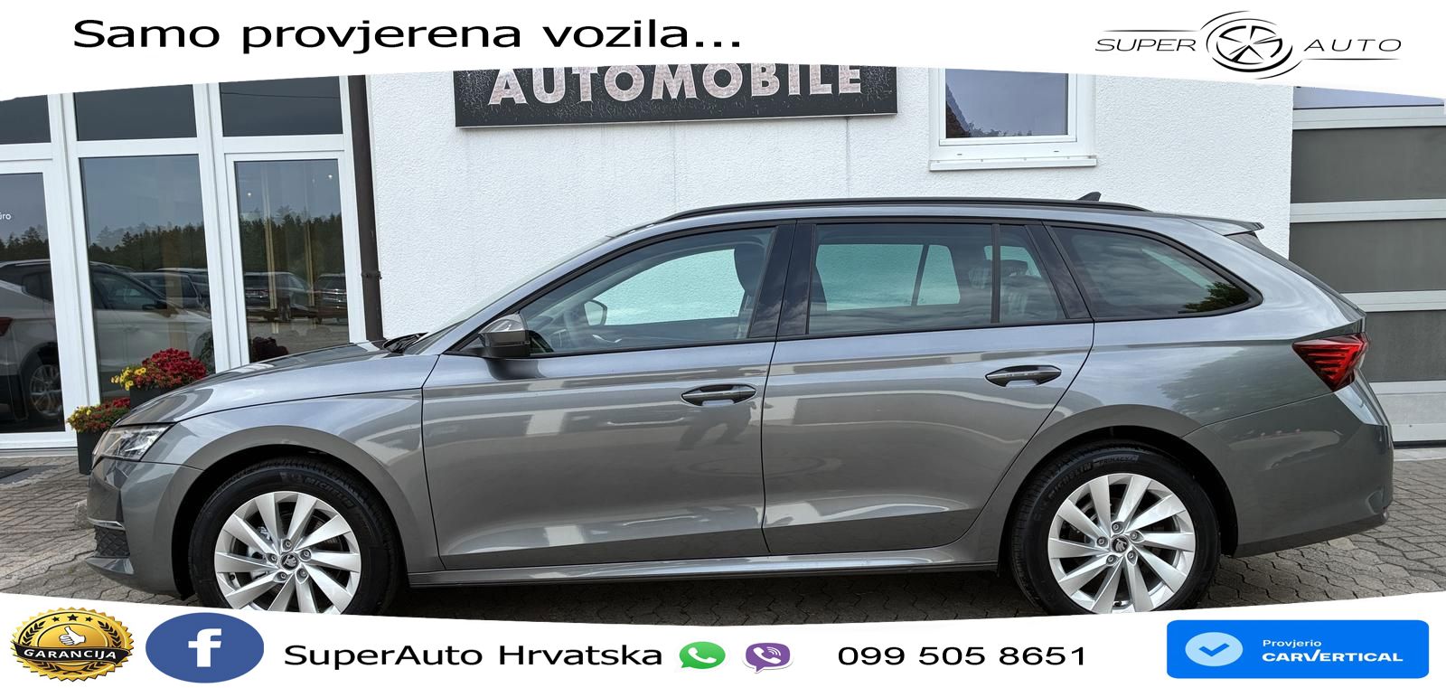Škoda Octavia Combi 1.5 TSI (150 KS) DSG Selection MATRIX+GR SJED+KAM
