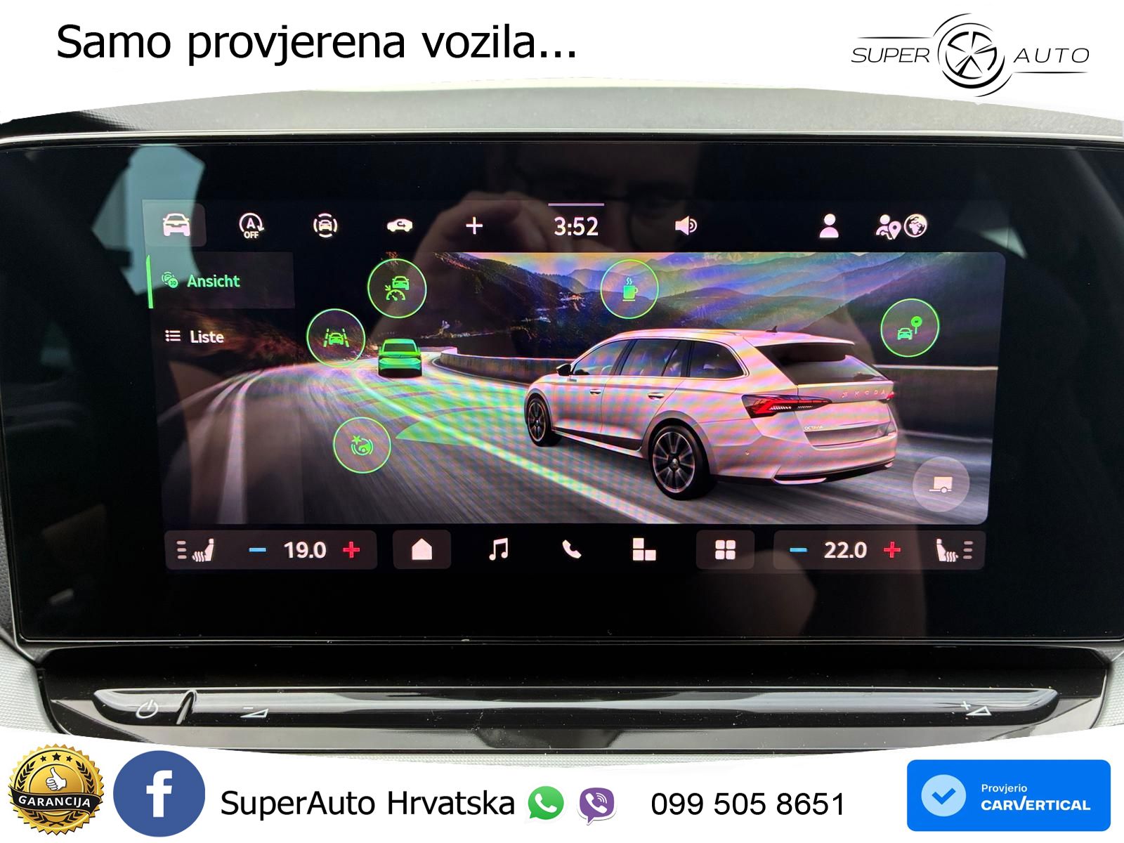Škoda Octavia Combi 1.5 TSI (150 KS) DSG Selection MATRIX+GR SJED+KAM