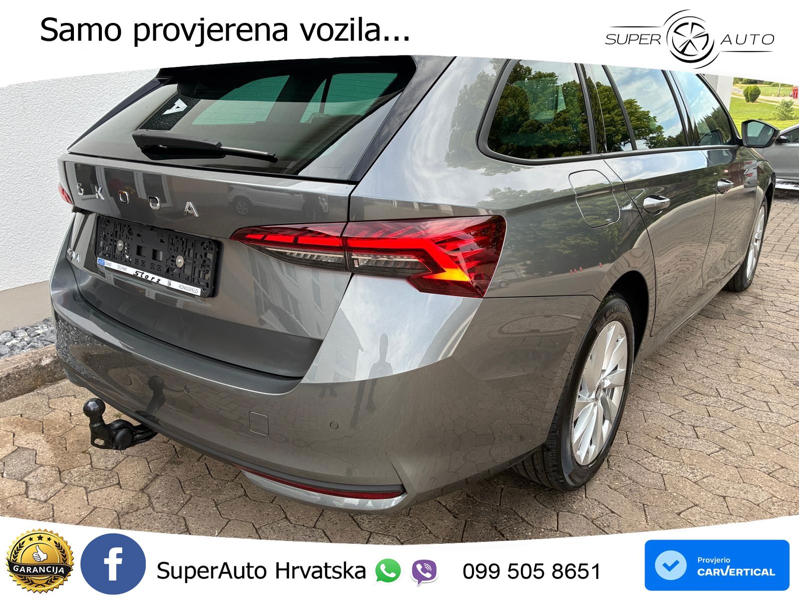 Škoda Octavia Combi 1.5 TSI (150 KS) DSG Selection MATRIX+GR SJED+KAM