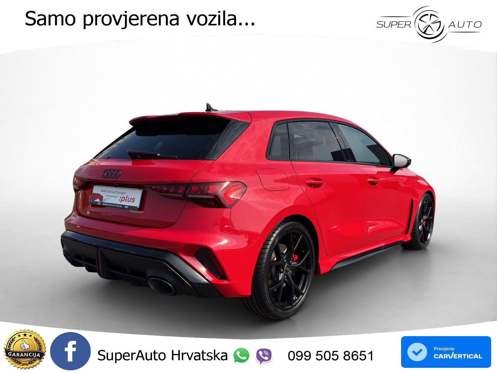 Audi RS3 Sedan 2.5 TFSI (400 KS) quattro S tronic LED+GR SJED+ACC