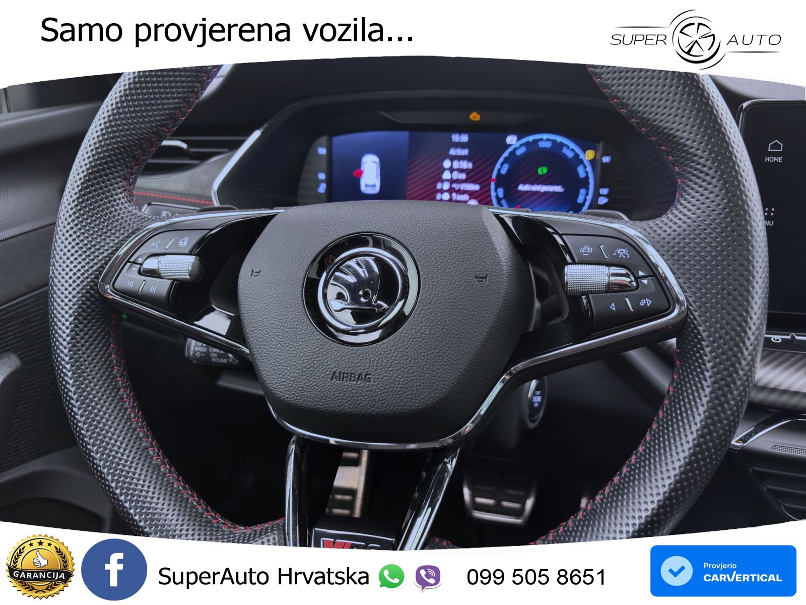 Škoda Octavia Combi RS 2.0 TDI (200 KS) DSG MATRIX+GR SJED+KAM