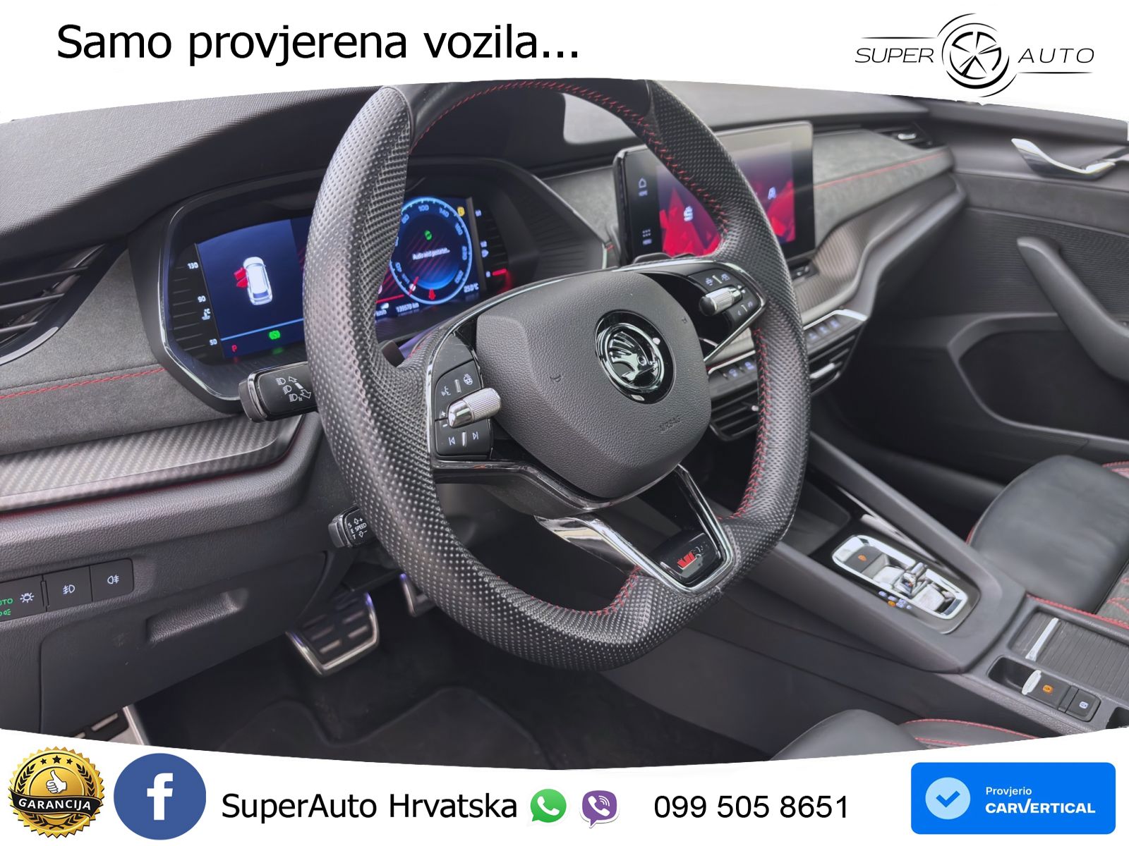 Škoda Octavia Combi RS 2.0 TDI (200 KS) DSG MATRIX+GR SJED+KAM