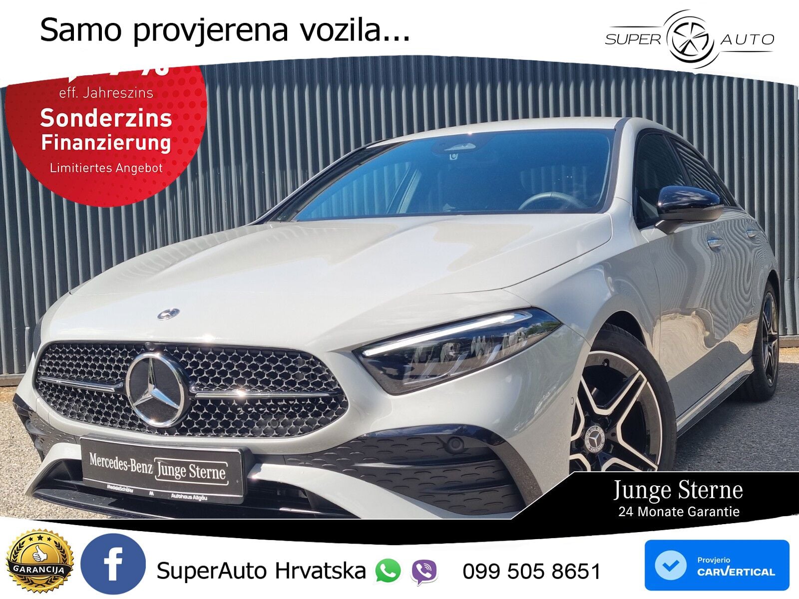 Mercedes-Benz A 200 7G-DCT AMG LED+GR SJED+ACC