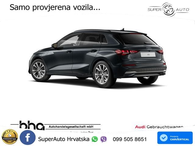 Audi A3 40 TFSIe (204 KS) S tronic MATRIX+GR SJED+KAM