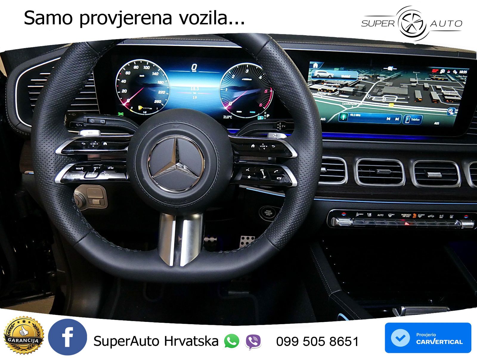 Mercedes-Benz GLS GLS 450d EQ Boost 4MATIC 9G-TRONIC AMG ZRAČNI+ACC+GR SJED+360+PANO