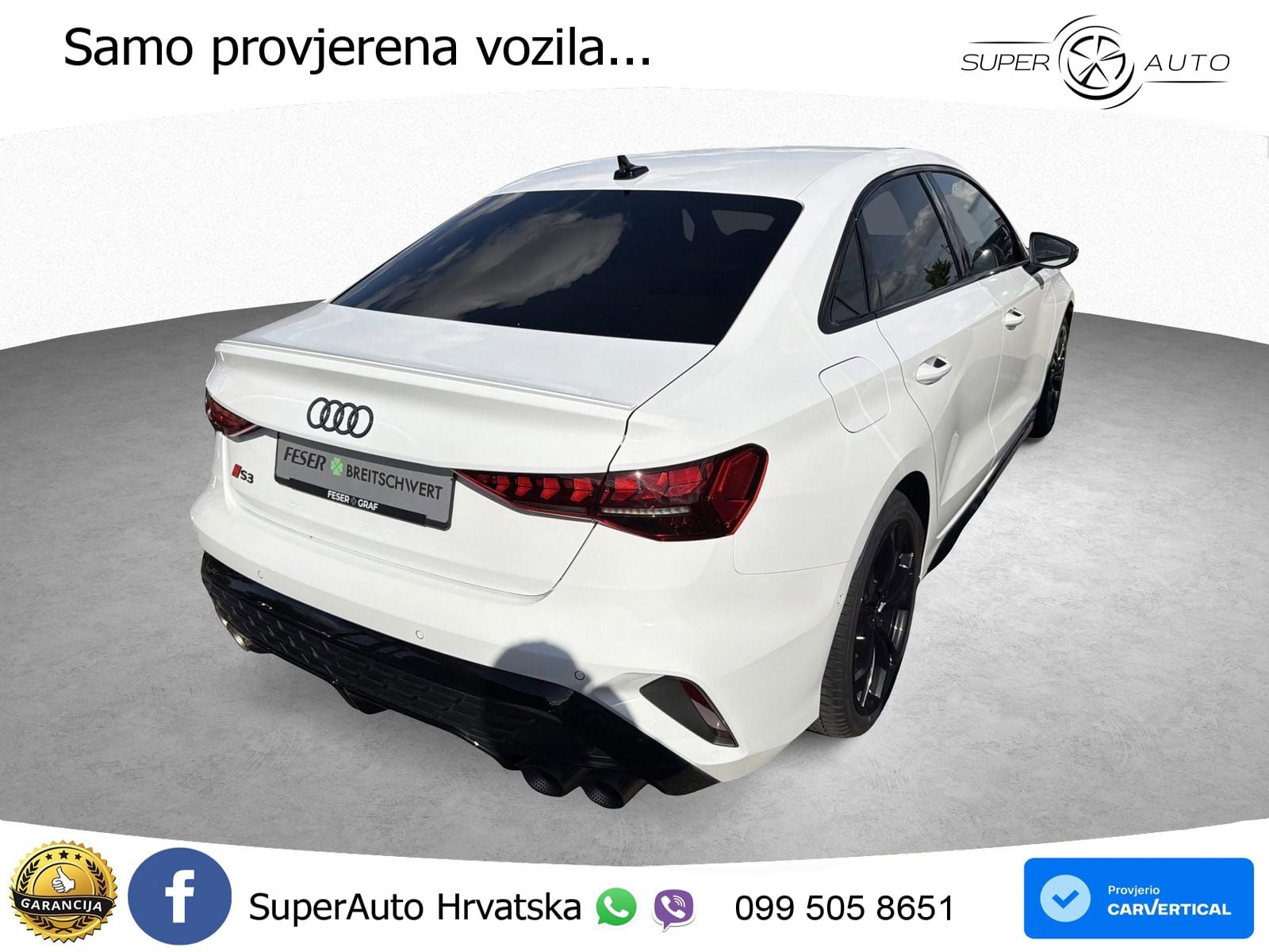 Audi S3 Limuzina 2.0 TFSI (333 KS) quattro S tronic