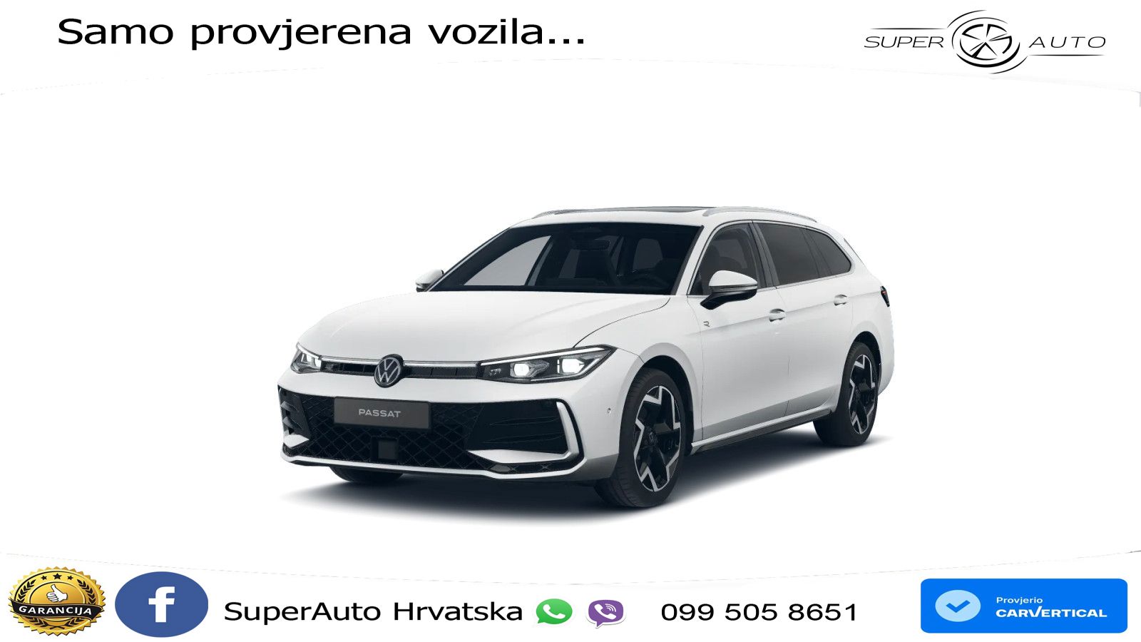 Volkswagen Passat Variant 2.0 TDI (193 KS) 4MOTION DSG R-Line LED+GR SJED+ACC