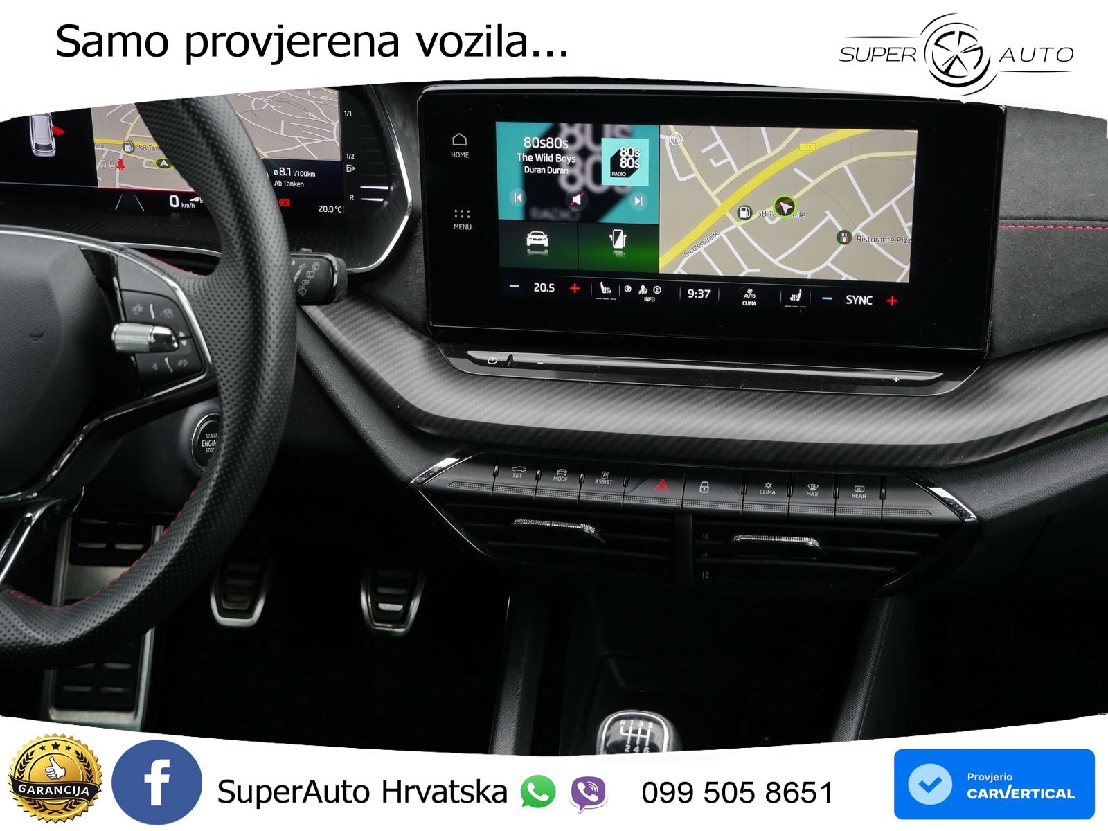 Škoda Octavia Combi RS 2.0 TSI (245 KS) LED+GR SJED+ACC
