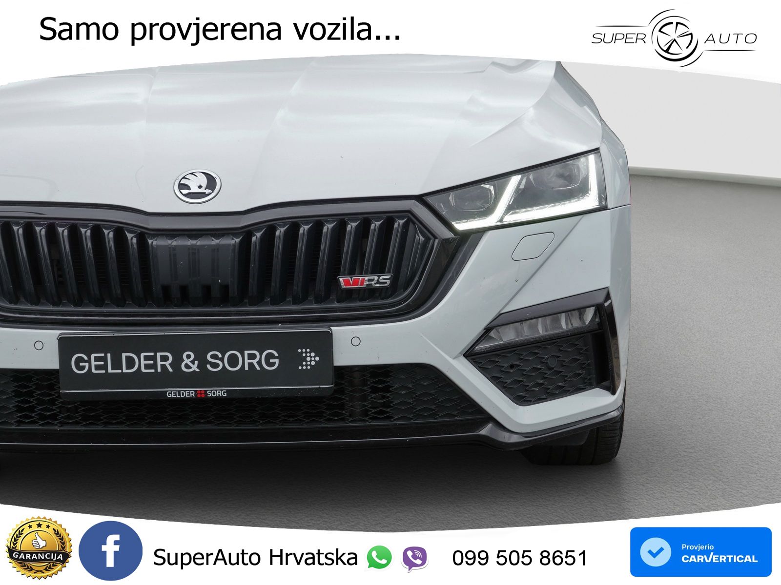 Škoda Octavia Combi RS 2.0 TSI (245 KS) LED+GR SJED+ACC