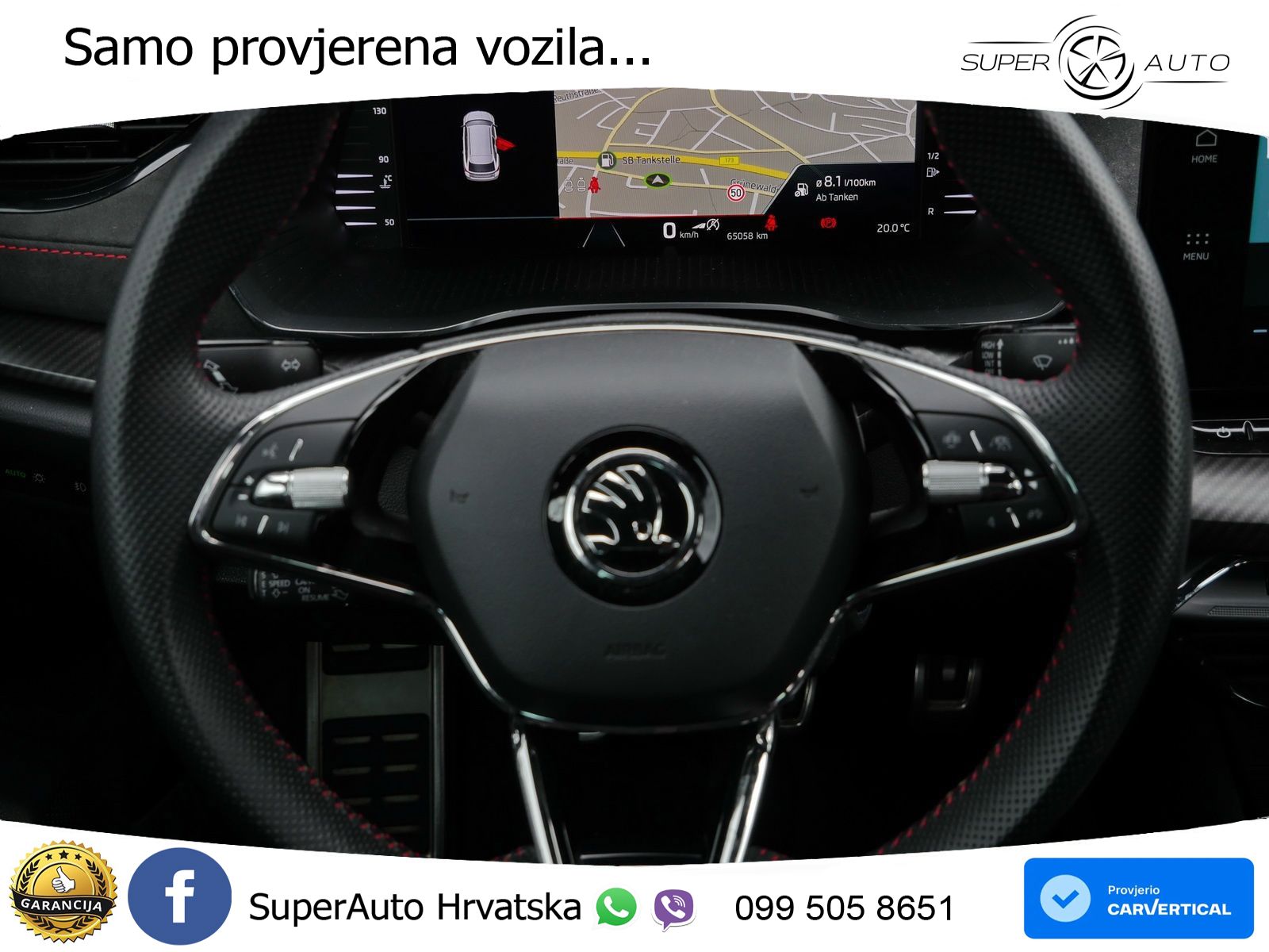 Škoda Octavia Combi RS 2.0 TSI (245 KS) LED+GR SJED+ACC