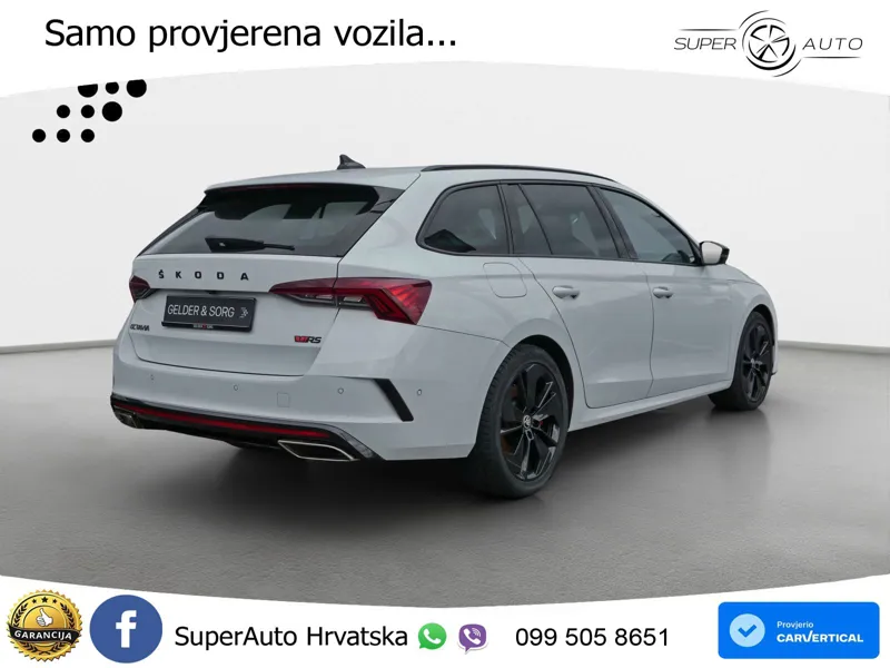 Škoda Octavia Combi RS 2.0 TSI (245 KS) LED+GR SJED+ACC