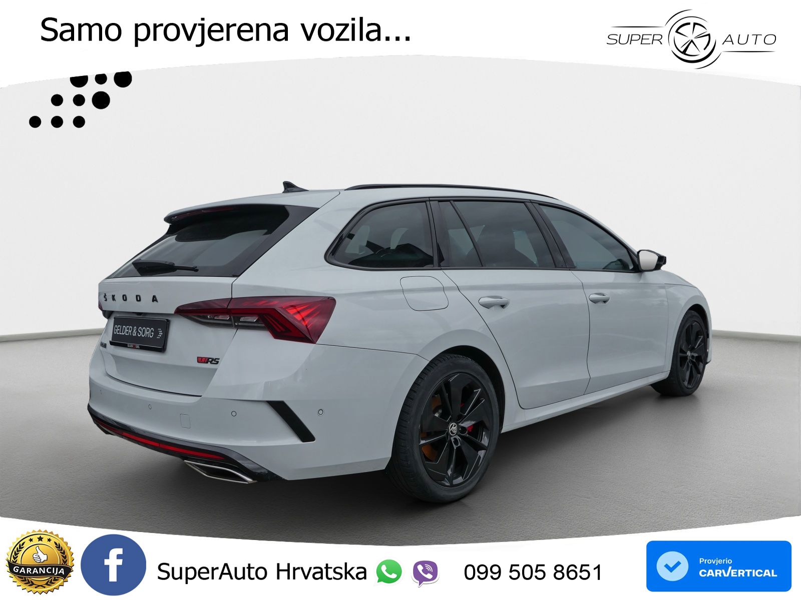 Škoda Octavia Combi RS 2.0 TSI (245 KS) LED+GR SJED+ACC