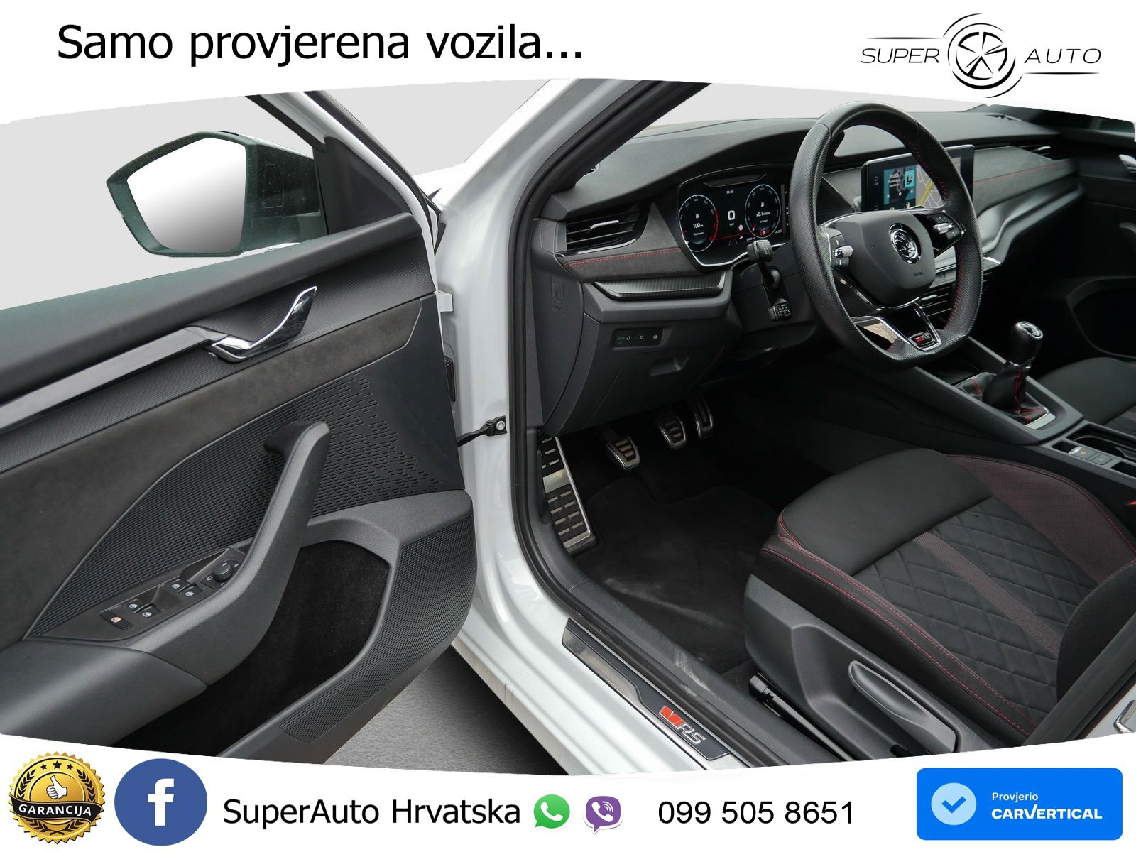 Škoda Octavia Combi RS 2.0 TSI (245 KS) LED+GR SJED+ACC