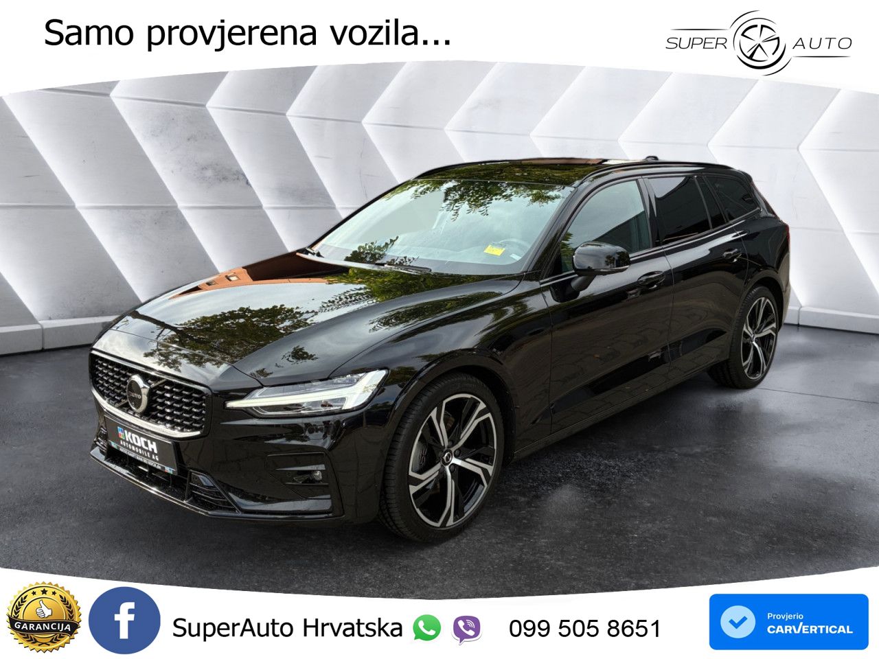 Volvo V60 2.0 B4 Benzin DCT ACC+GR SJED+360+PANO