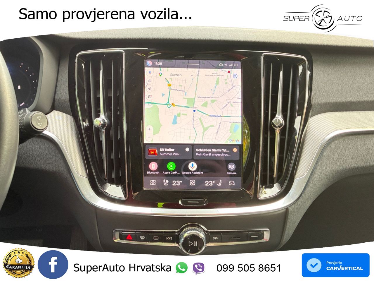 Volvo V60 2.0 B4 Benzin DCT ACC+GR SJED+360+PANO