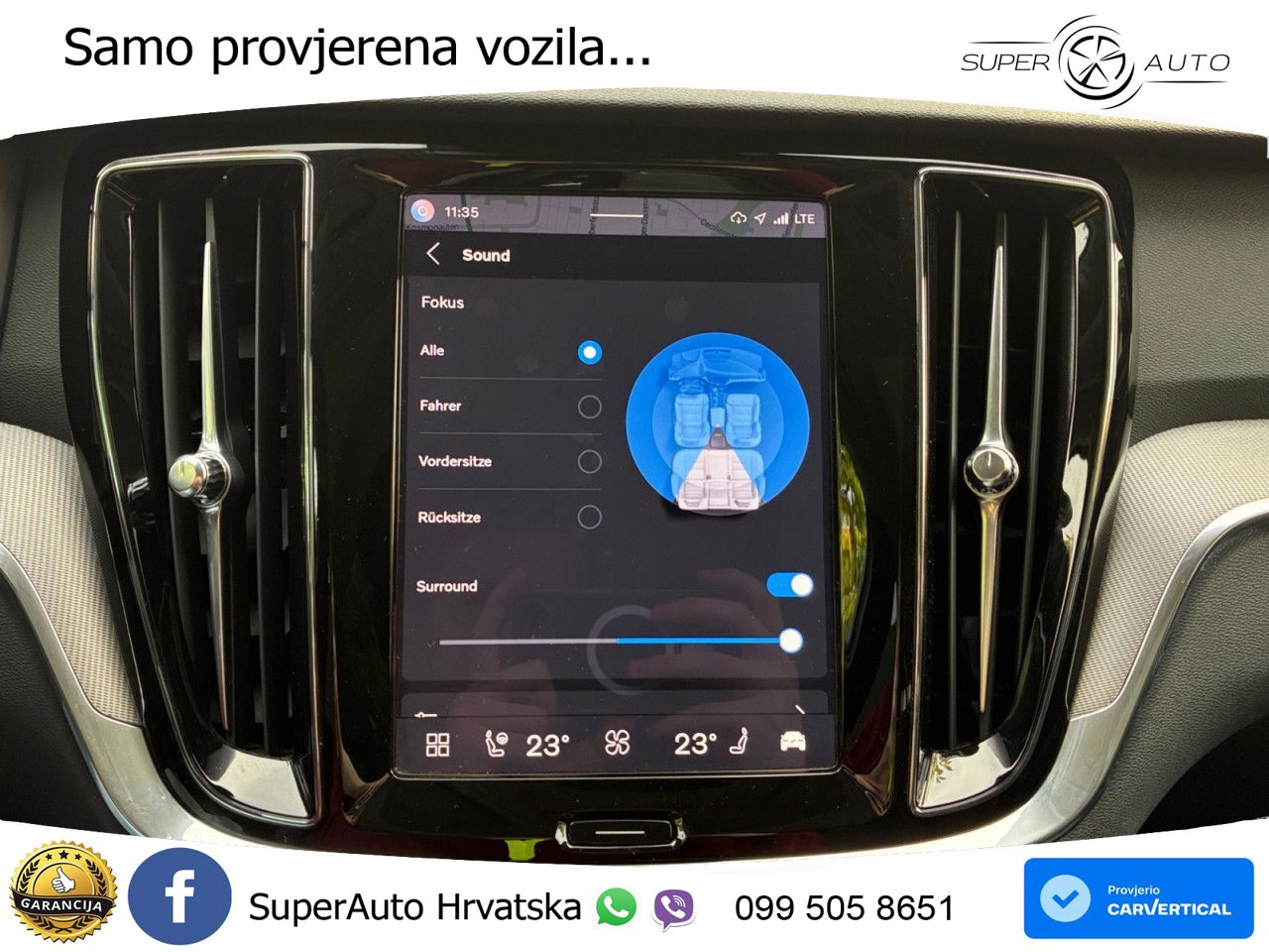 Volvo V60 2.0 B4 Benzin DCT ACC+GR SJED+360+PANO