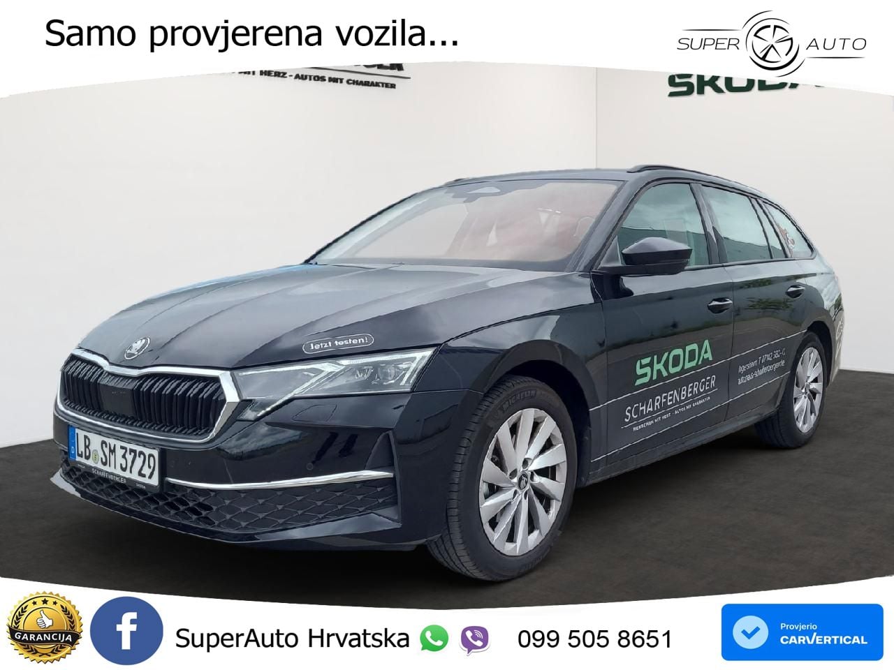 Škoda Octavia Combi 1.5 TSI (150 KS) DSG Selection LED+GR SJED+ACC