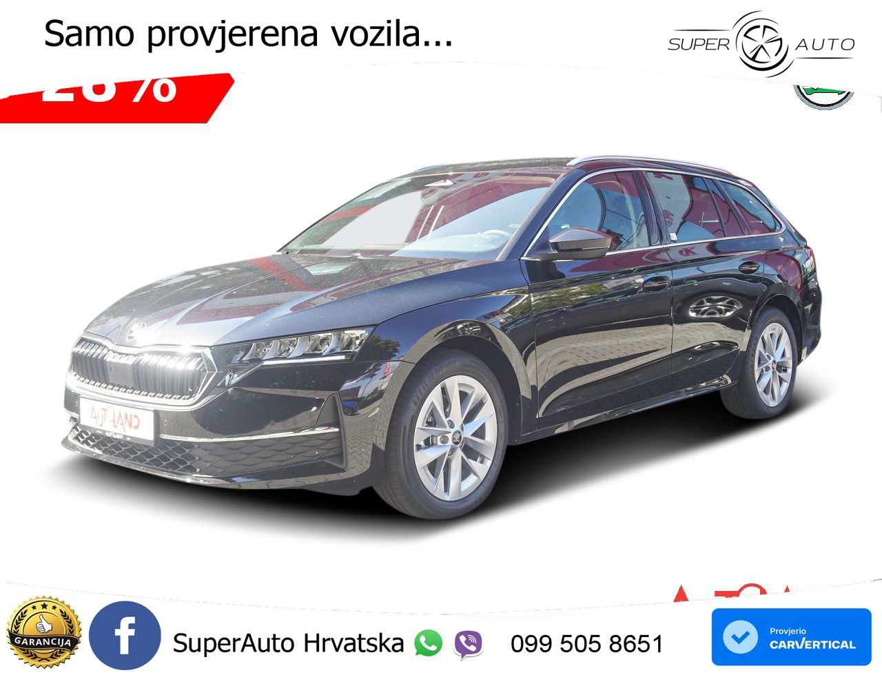 Škoda Octavia Combi 1.5 TSI (150 KS) DSG LED+GR SJED+ACC