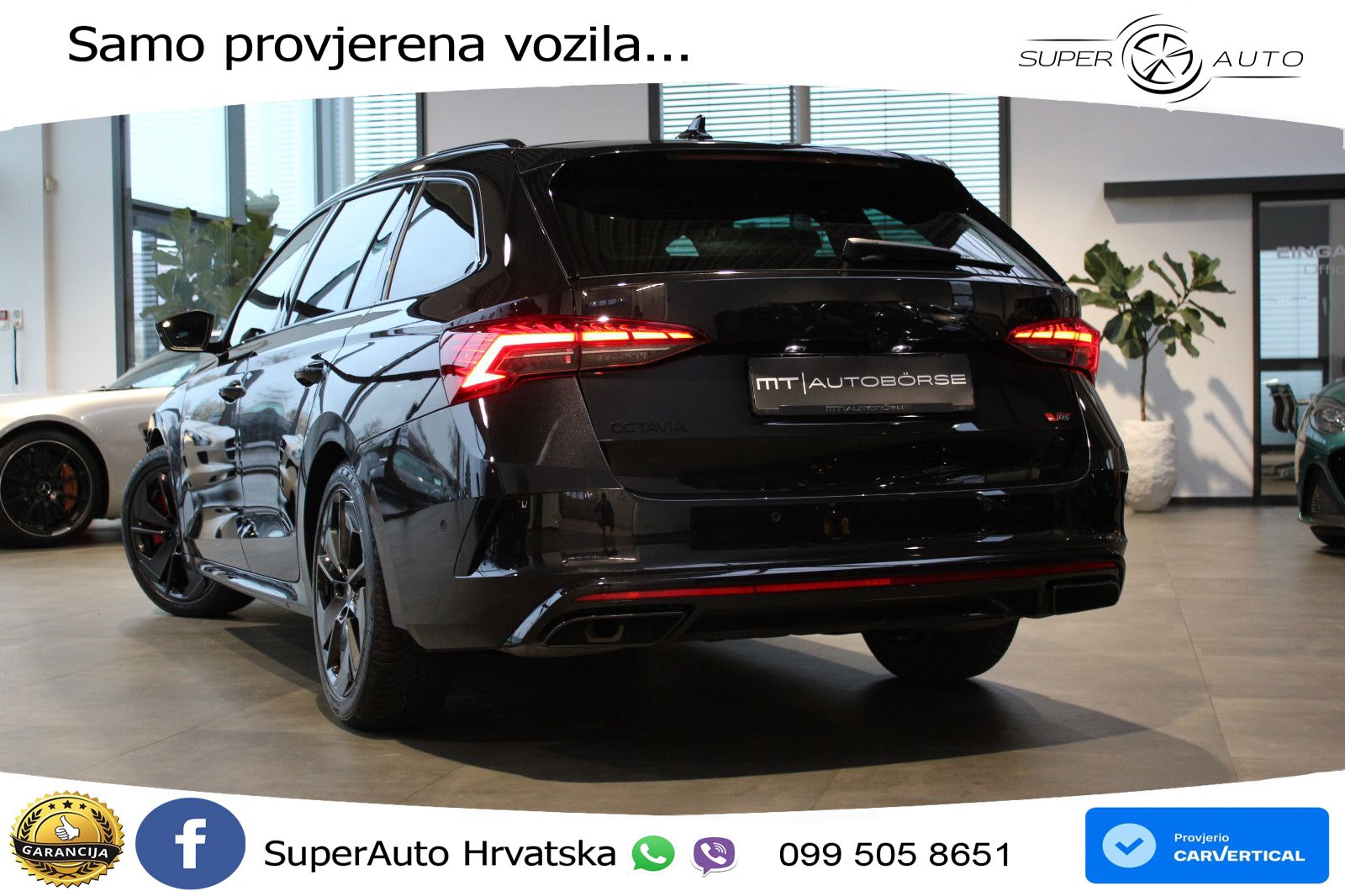 Škoda Octavia Combi RS 2.0 TSI (265 KS) DSG MATRIX+GR SJED+KAM