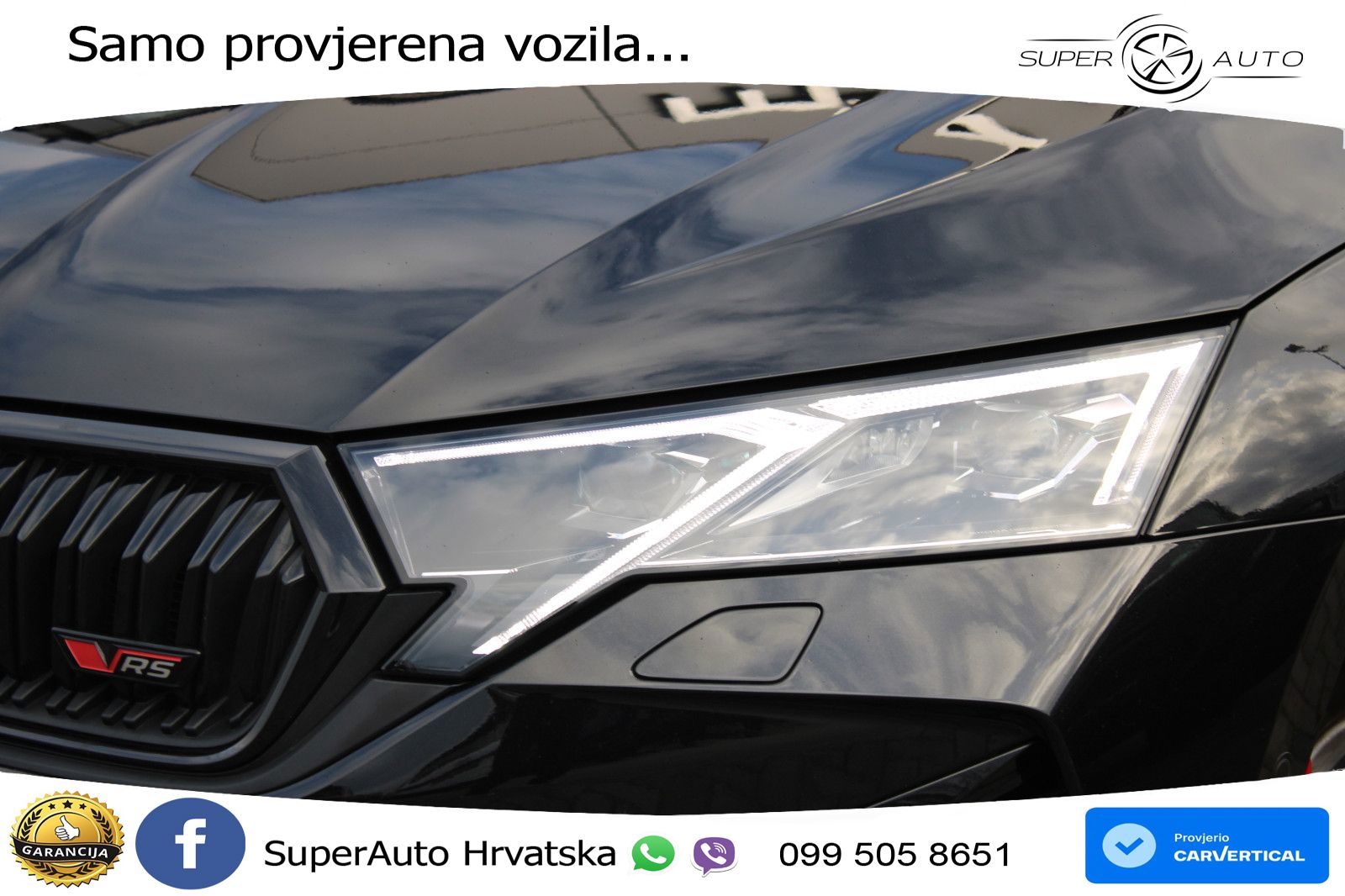 Škoda Octavia Combi RS 2.0 TSI (265 KS) DSG MATRIX+GR SJED+KAM