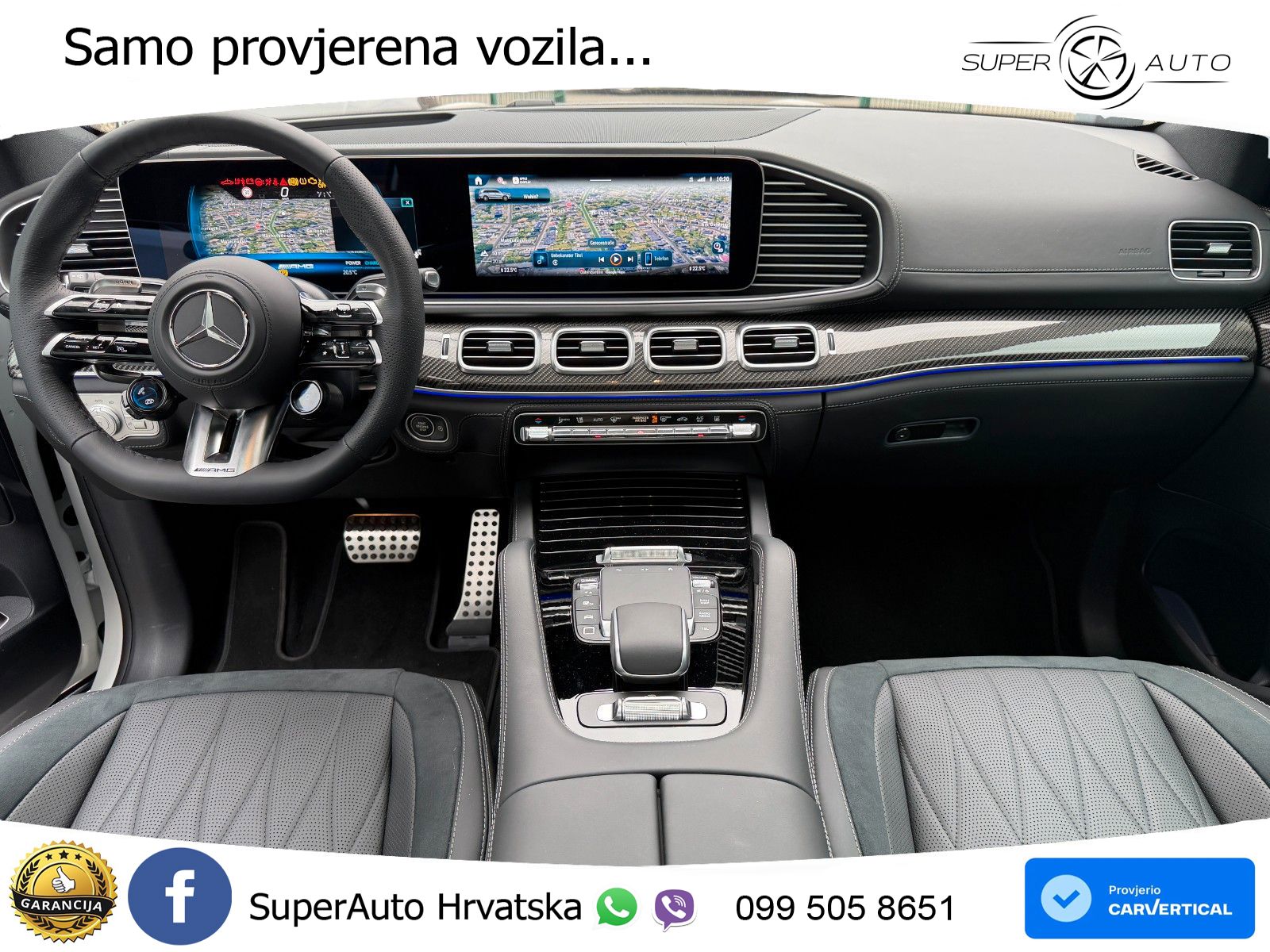 Mercedes-Benz GLS AMG GLS 63 V8 EQ Boost 4MATIC+ AMG SPEEDSHIFT TCT 9G ACC+HEAD+4xGR SJED+360+PANO
