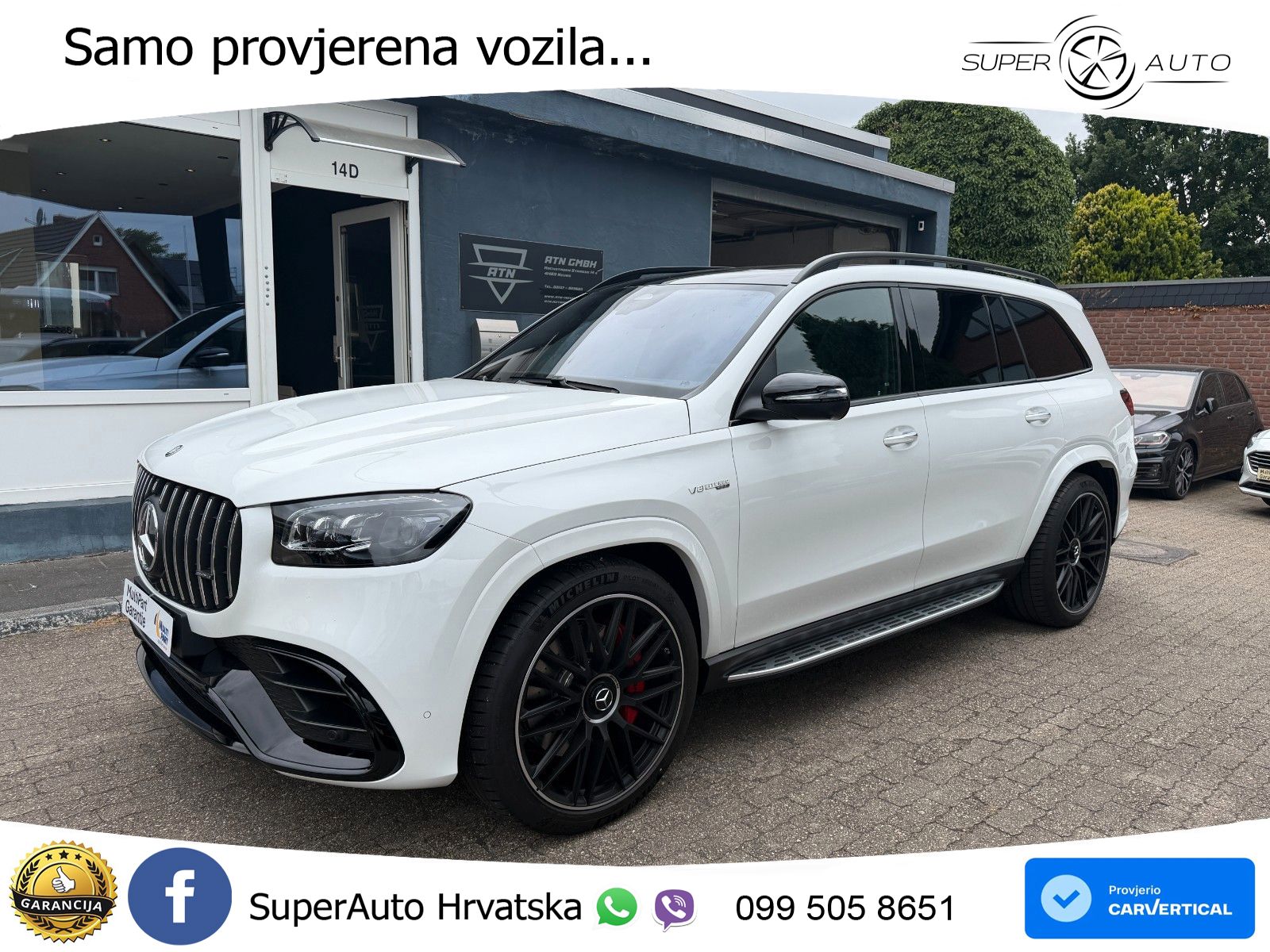 Mercedes-Benz GLS AMG GLS 63 V8 EQ Boost 4MATIC+ AMG SPEEDSHIFT TCT 9G ACC+HEAD+4xGR SJED+360+PANO
