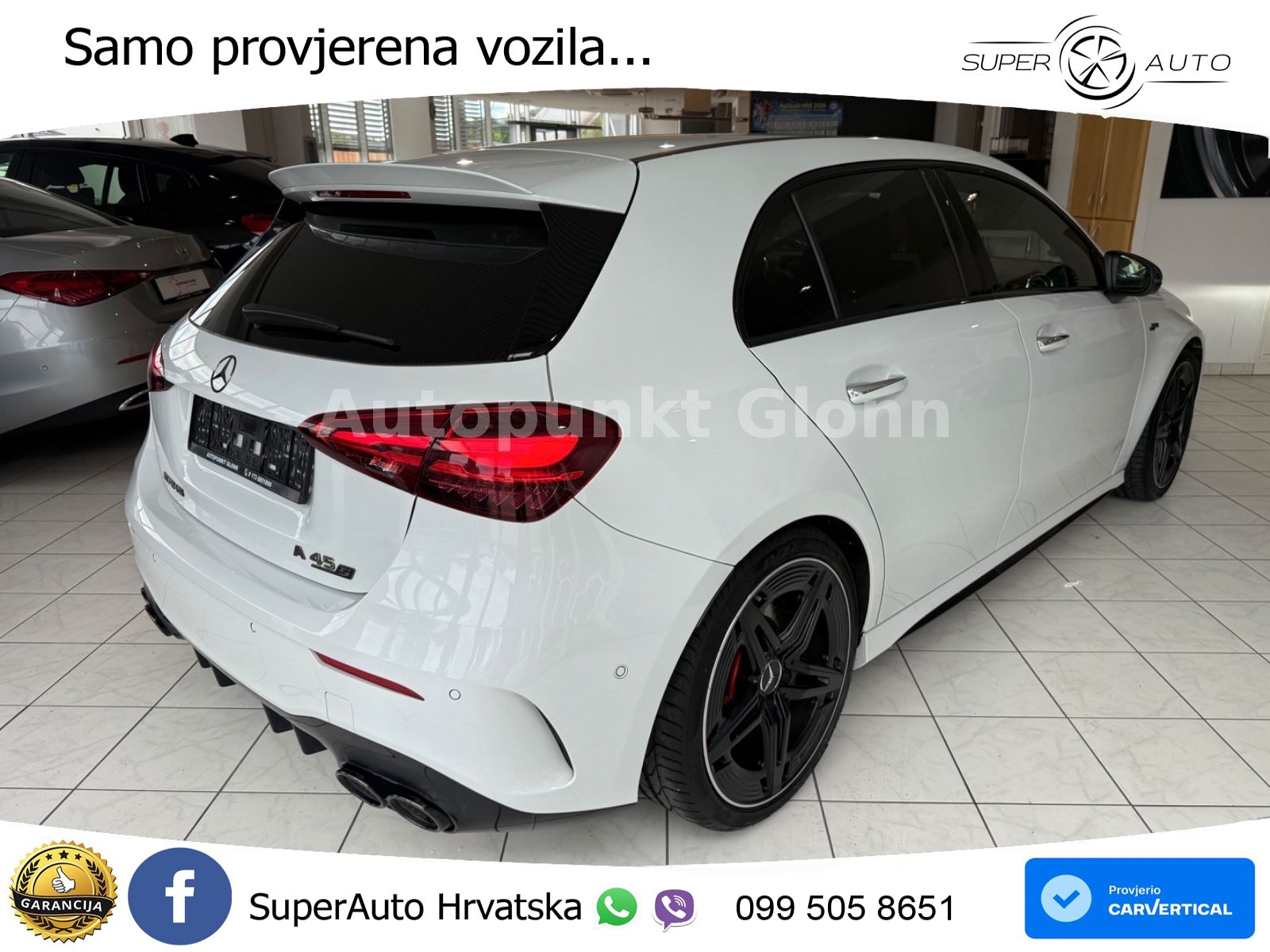 Mercedes-Benz AMG A 45 S 4MATIC+ AMG SPEEDSHIFT DCT 8G LED+GR SJED+ACC