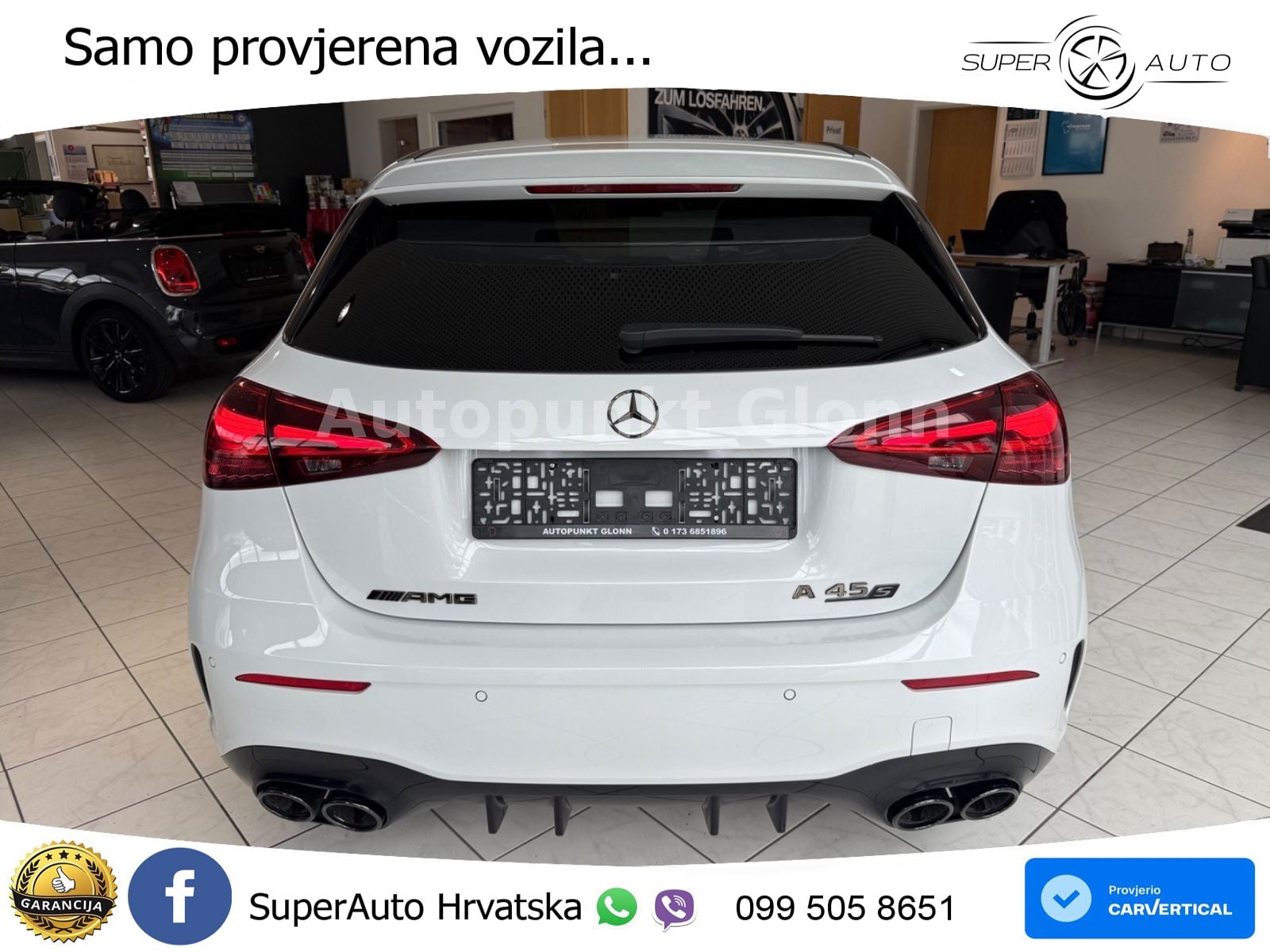 Mercedes-Benz AMG A 45 S 4MATIC+ AMG SPEEDSHIFT DCT 8G LED+GR SJED+ACC