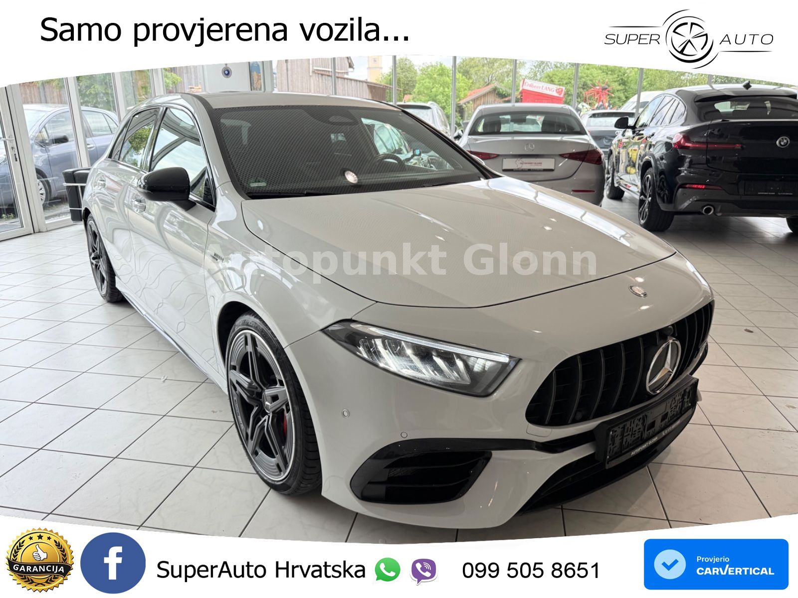 Mercedes-Benz AMG A 45 S 4MATIC+ AMG SPEEDSHIFT DCT 8G LED+GR SJED+ACC