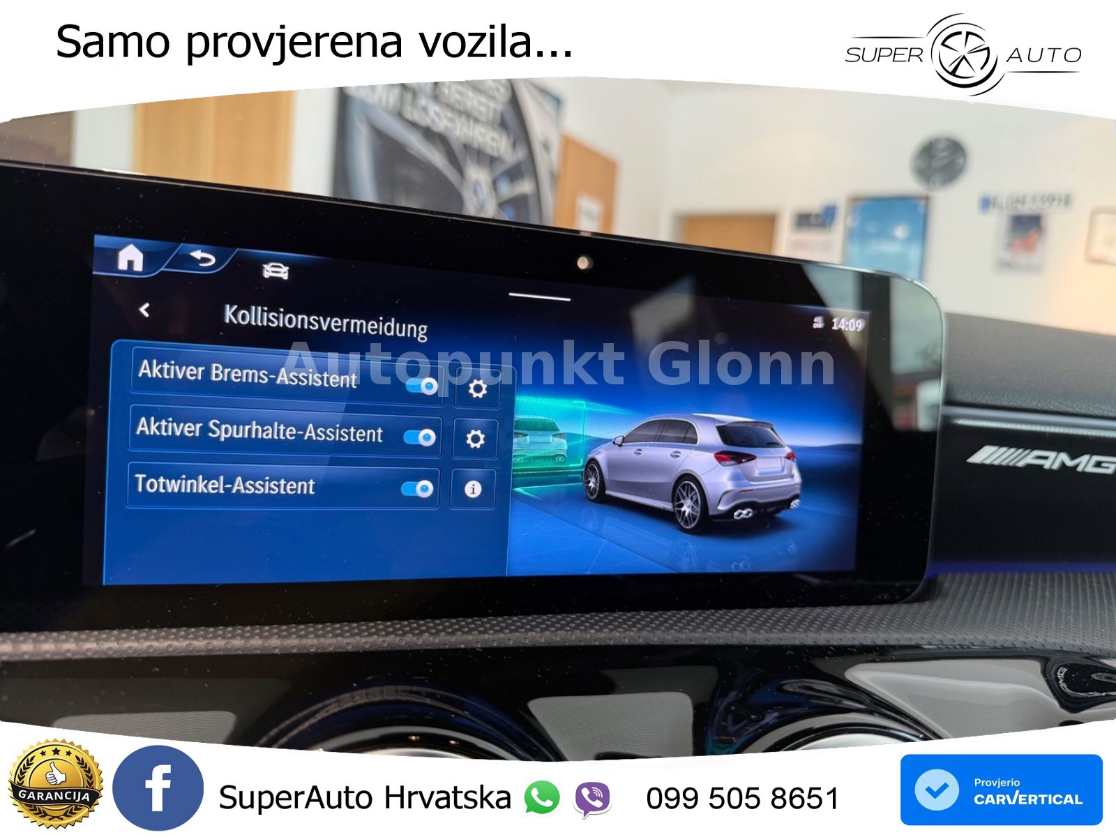 Mercedes-Benz AMG A 45 S 4MATIC+ AMG SPEEDSHIFT DCT 8G LED+GR SJED+ACC