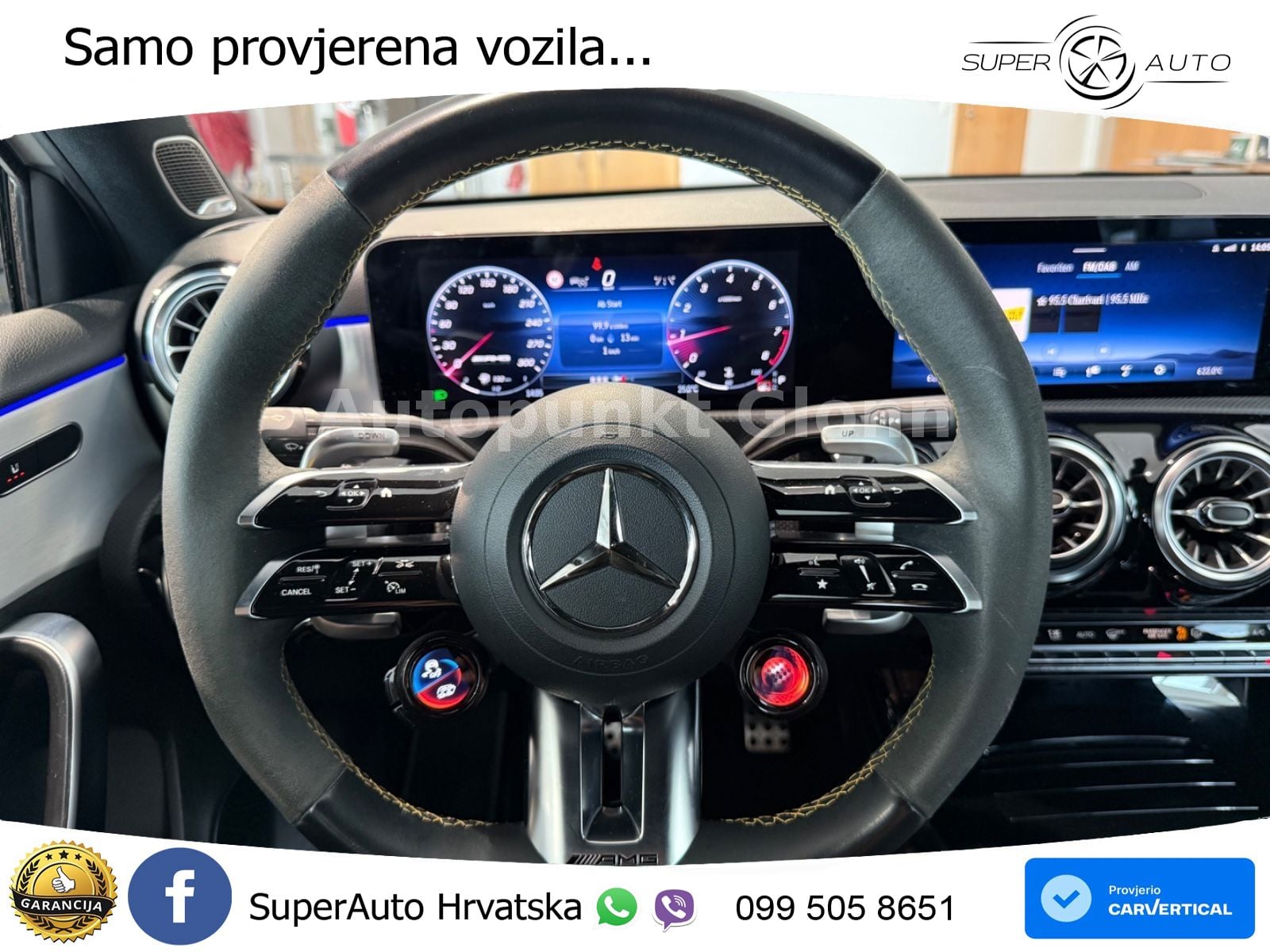 Mercedes-Benz AMG A 45 S 4MATIC+ AMG SPEEDSHIFT DCT 8G LED+GR SJED+ACC